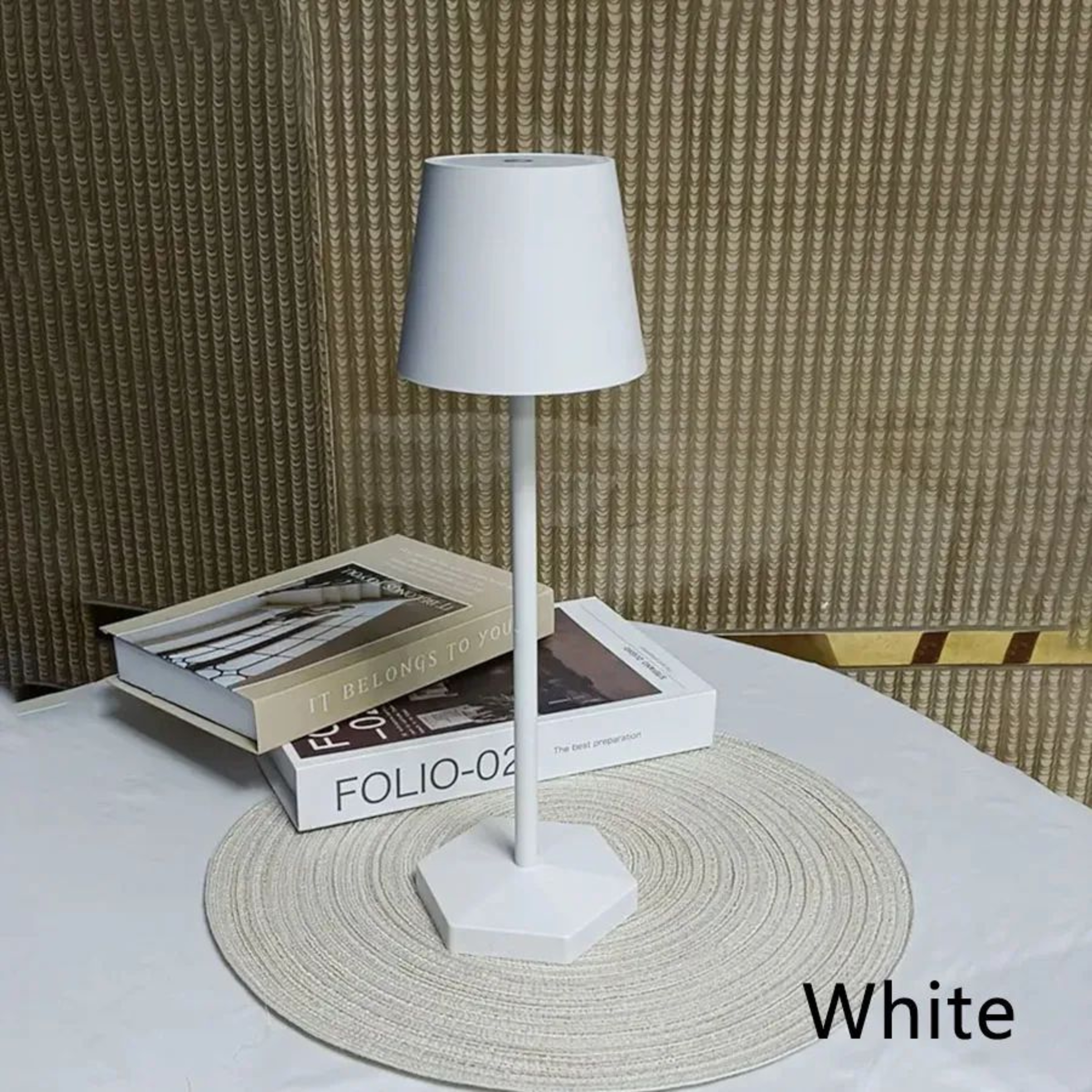 Wireless 3 Color LED Touch Table Lamp 11