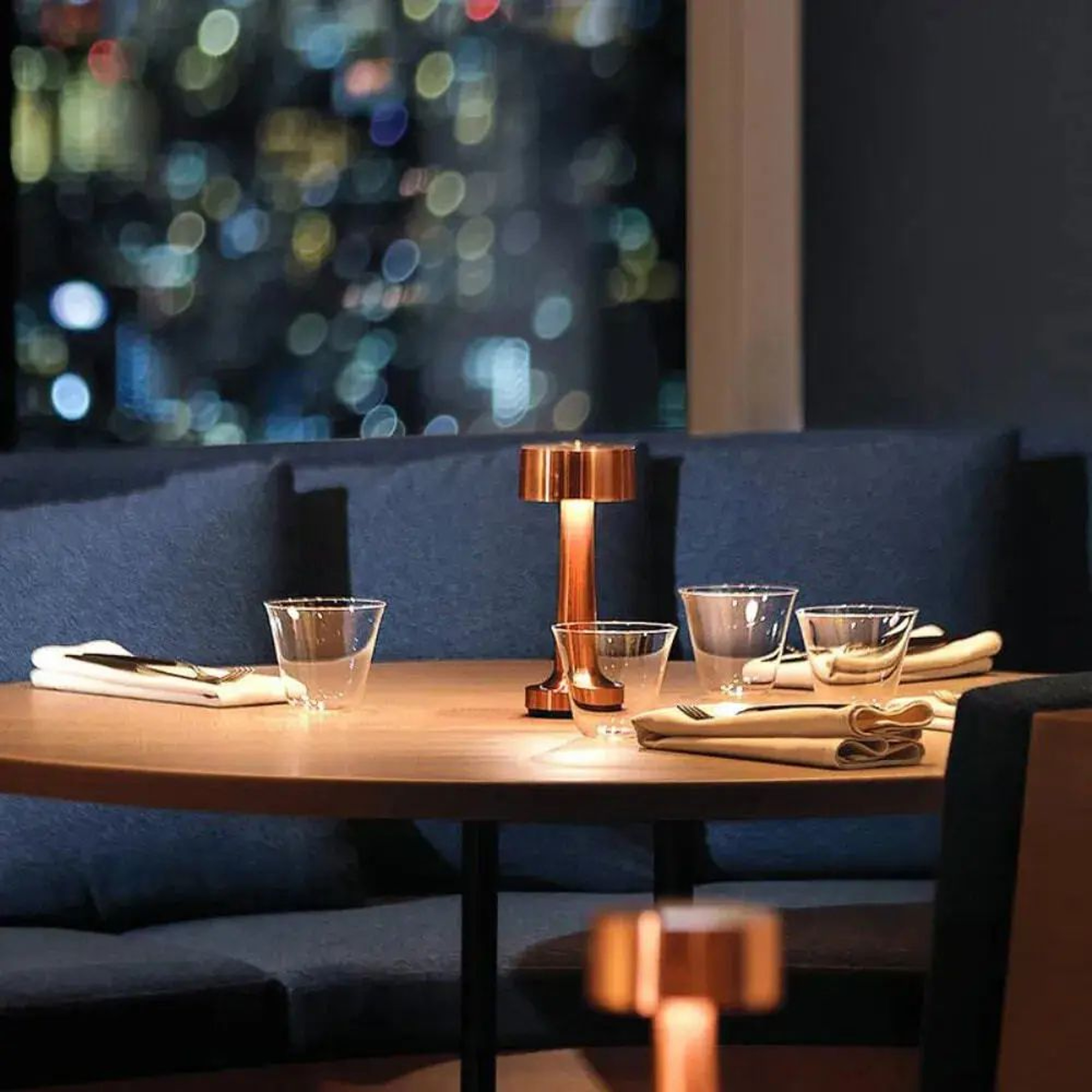 Retro Rechargeable Metal Touch Table Lamp 4