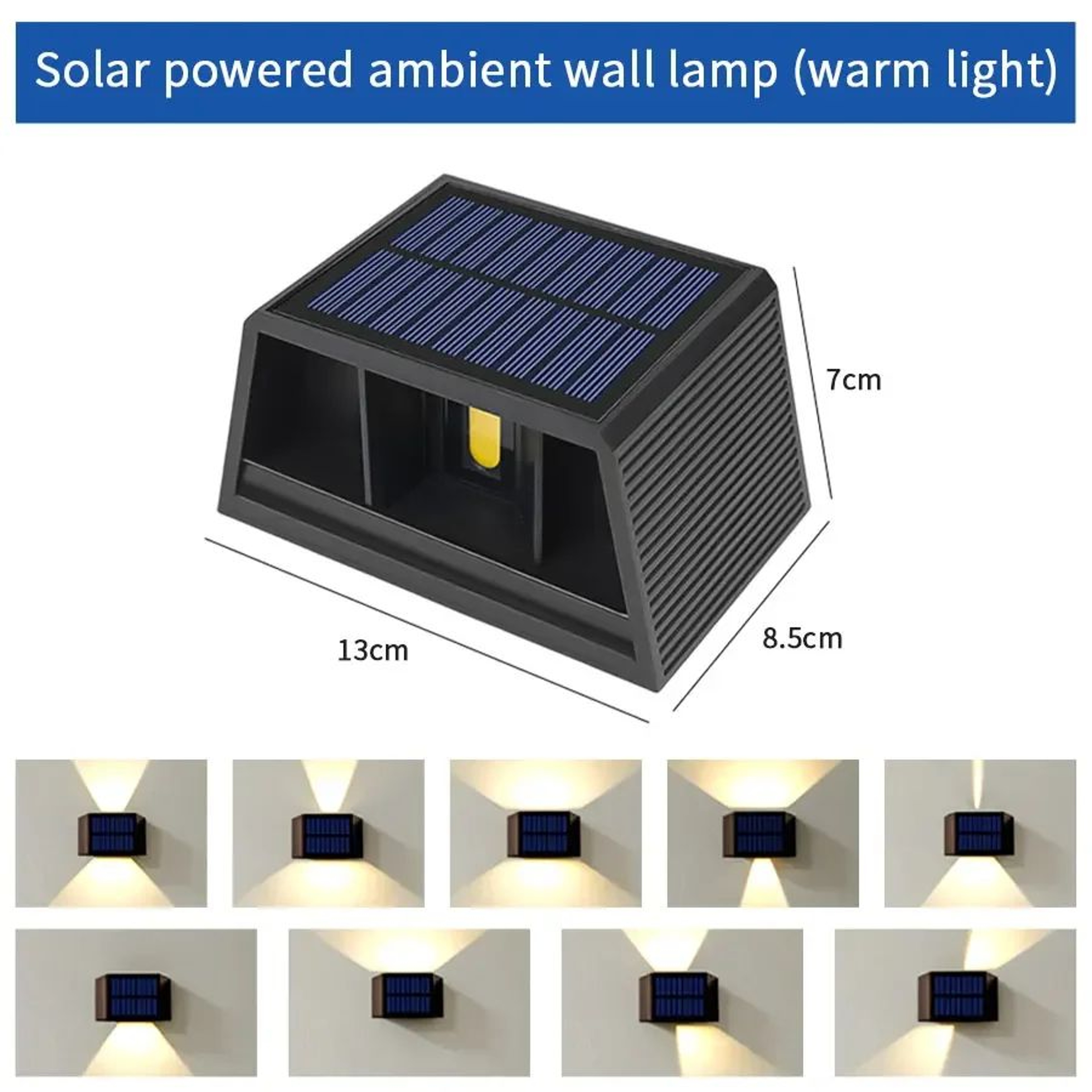 Solar Up And Down LED Wall Light 6
