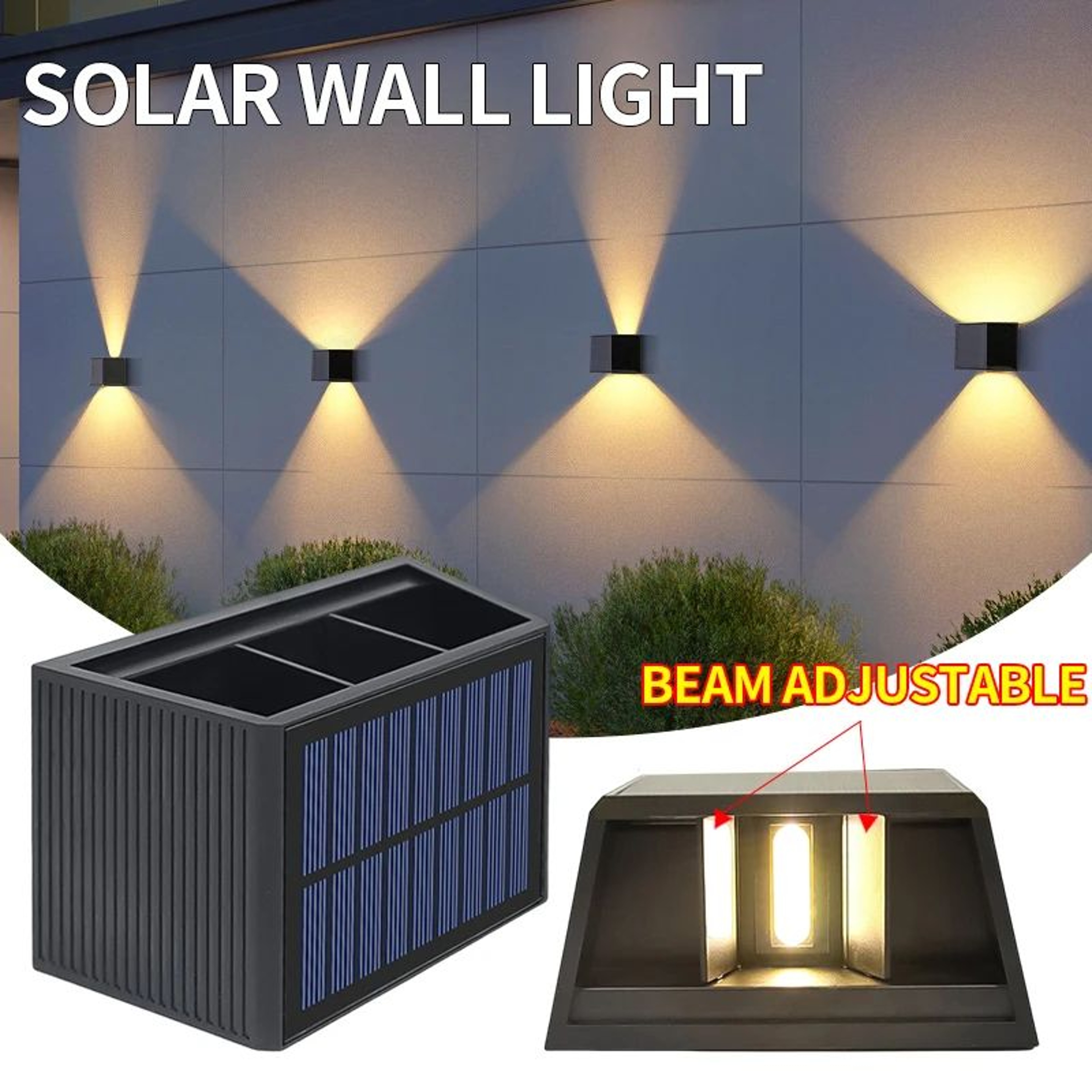 Solar Up And Down LED Wall Light 0