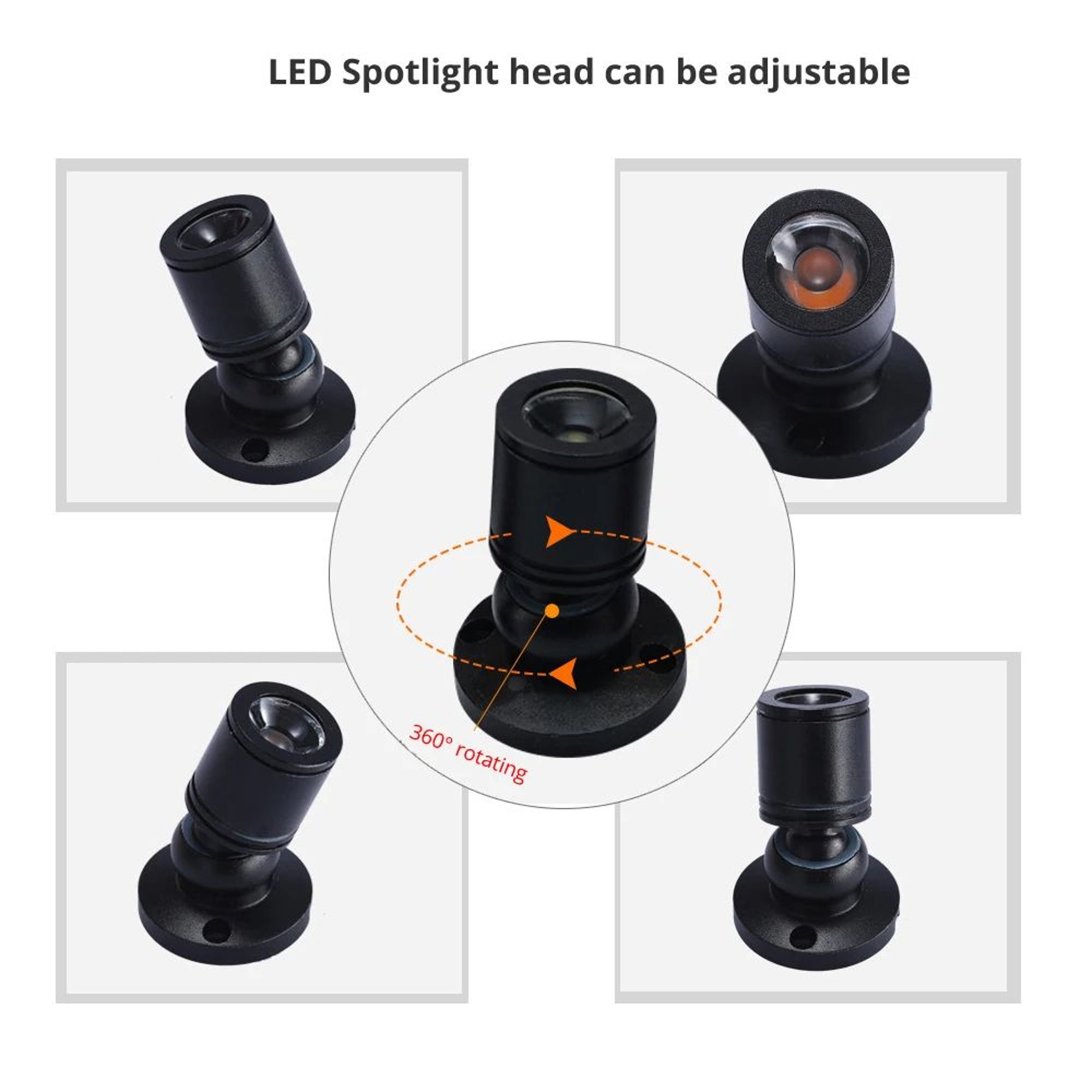 Mini USB Dimmable LED Display Spotlight 2
