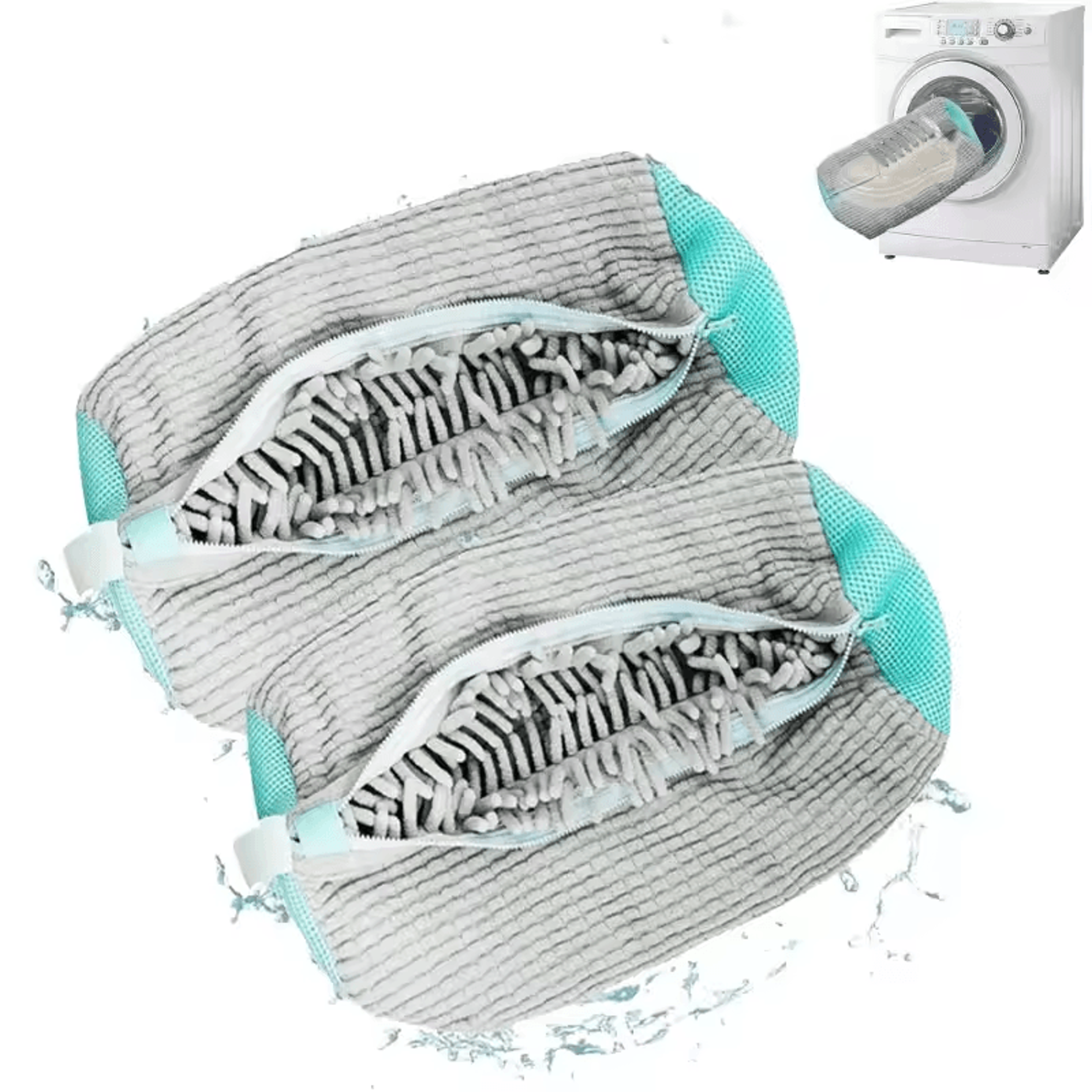 Reusable Shoe Washing Bag For Washing Machine 1 2PCS Sneaker And Tennis Shoe Cleaner Kit 10