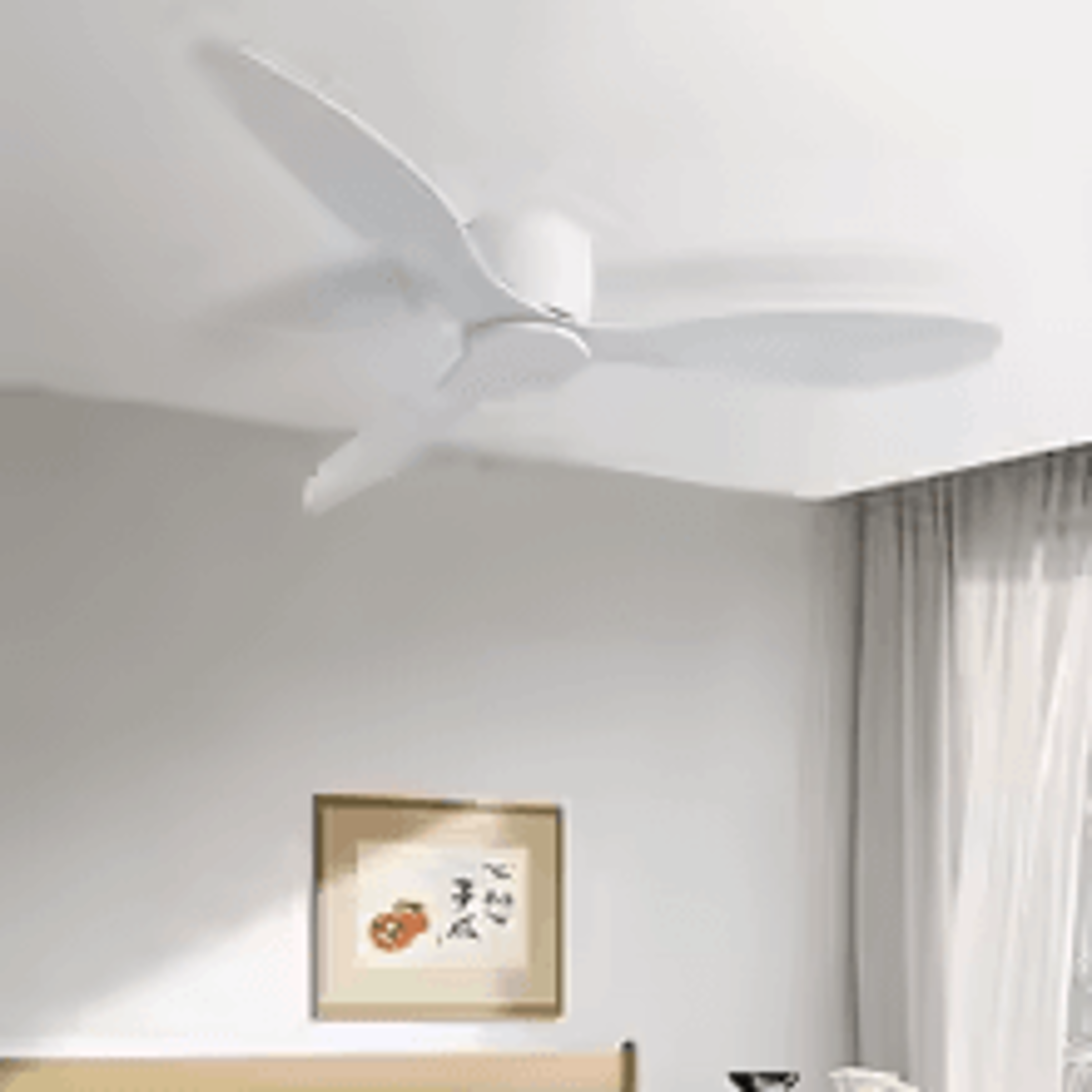 4252Inch Modern Ceiling Fan Without Light  DC Motor RemoteControlled LowProfile Design 4
