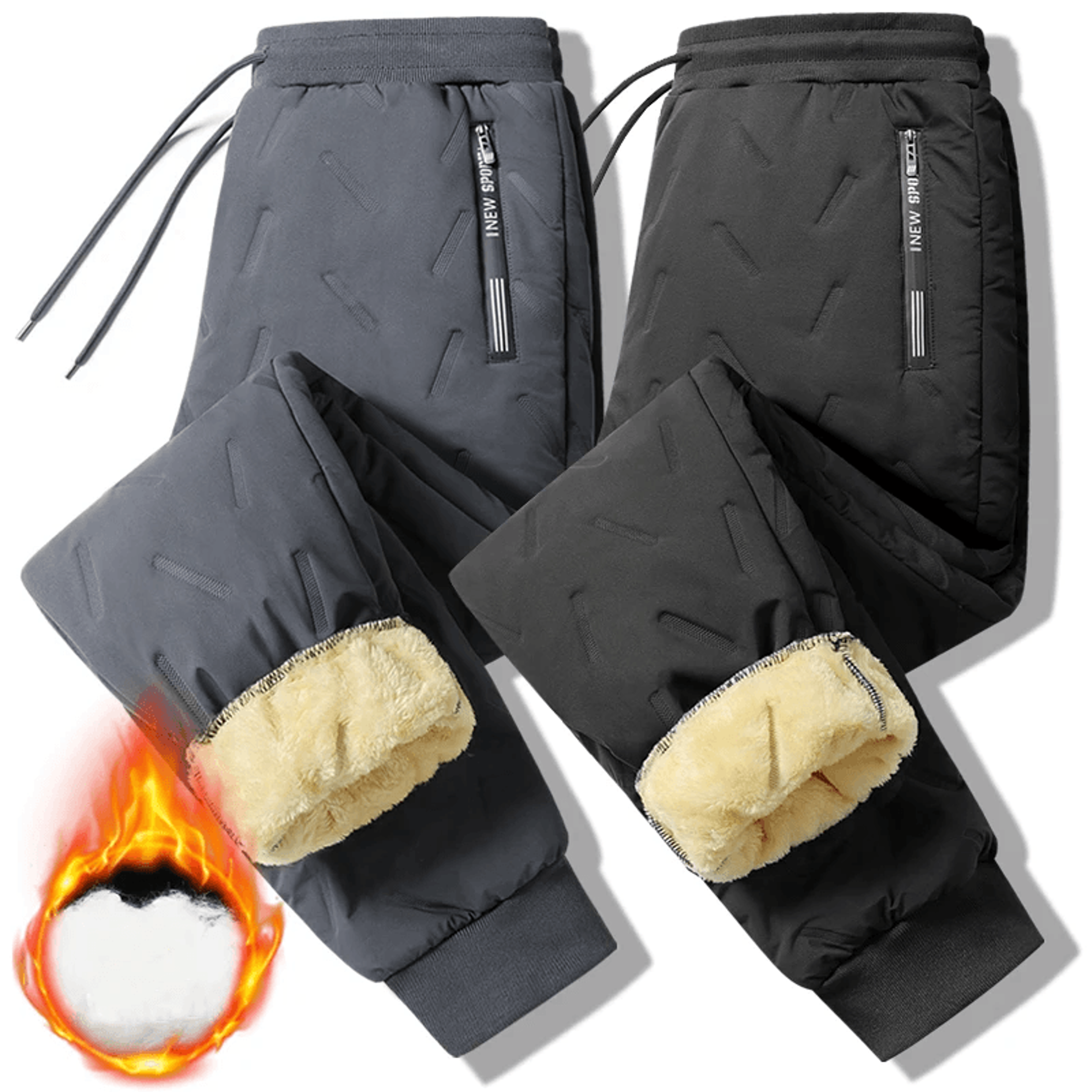 CozyFit Womens Winter Thermal Plush Pants Warm Soft And Cold Resistant 2