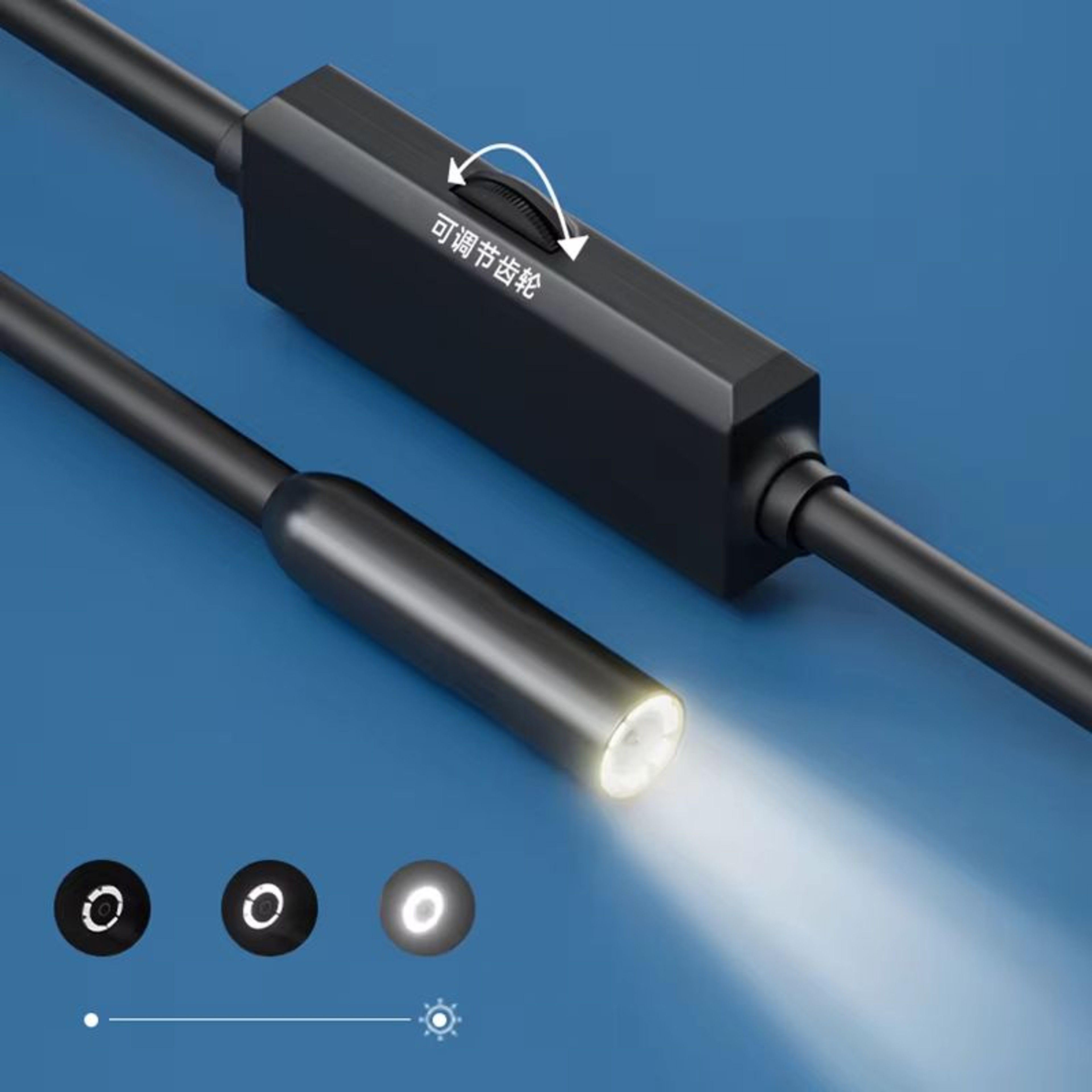 HD 960P Waterproof Inspection Endoscope Camera For IOS With LED Light And Flexible Cable For Car Re 2