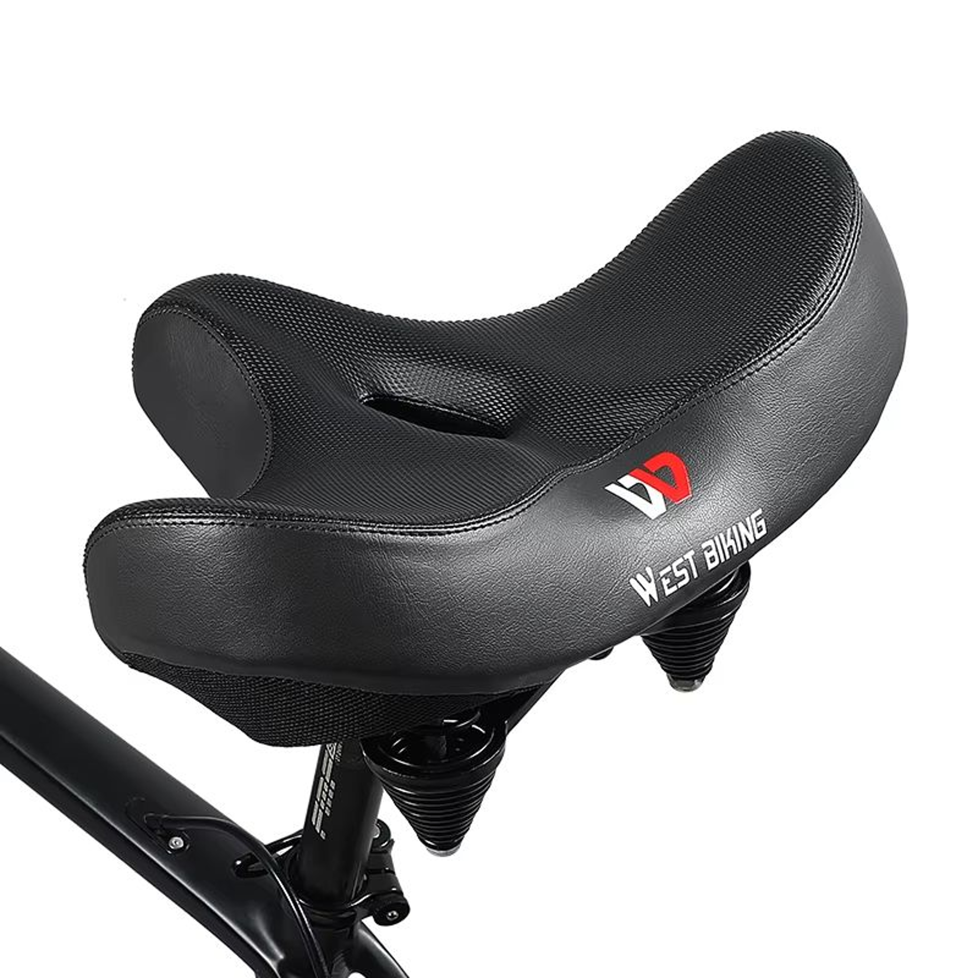 WEST BIKING Ergonomic Bike Seat  Soft Wide Cushion Saddle For MTB And Road Cycling 1