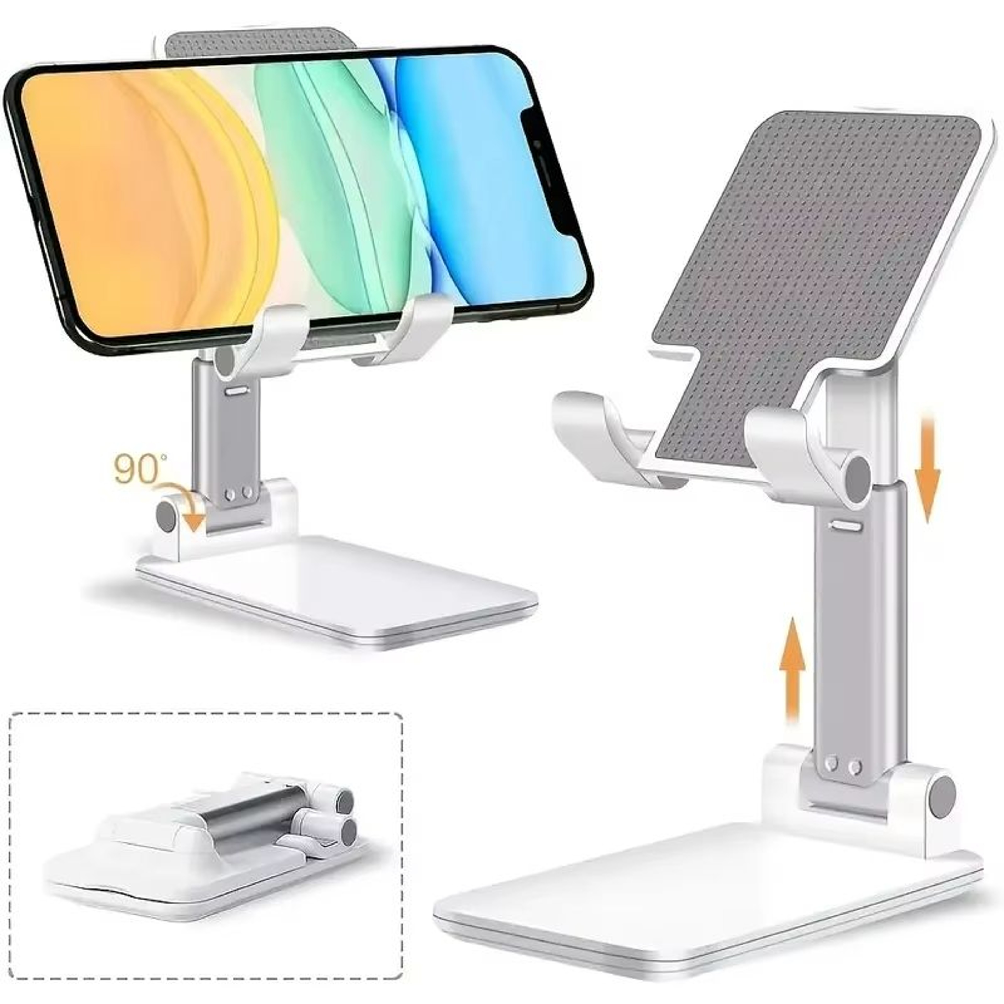 Premium Adjustable Desktop Tablet  Phone Stand  Universal Desk Mobile Holder 0