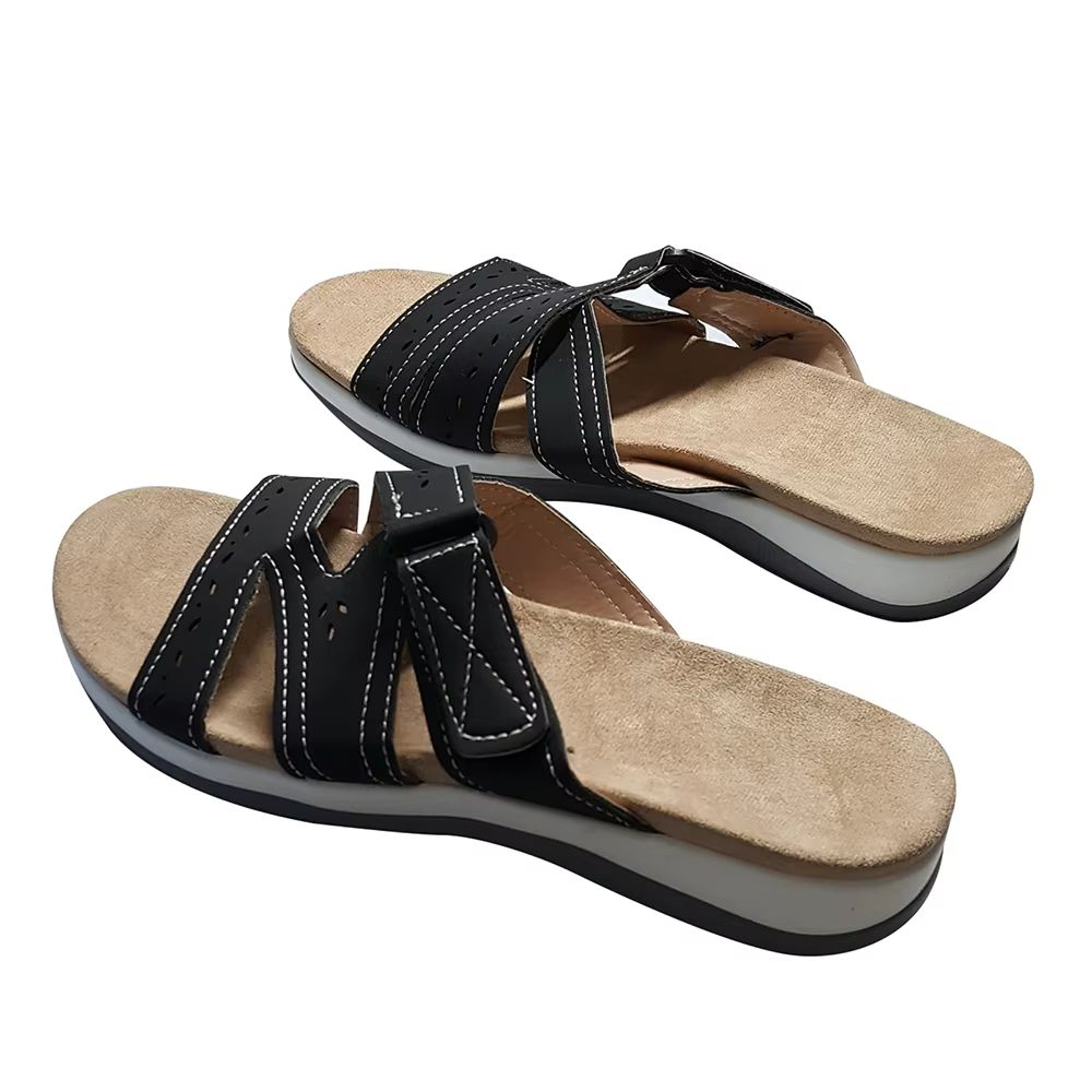 Orthopedic Comfort Summer Sandals For Women  Flat Breathable  Stylish Everyday Footwear 7