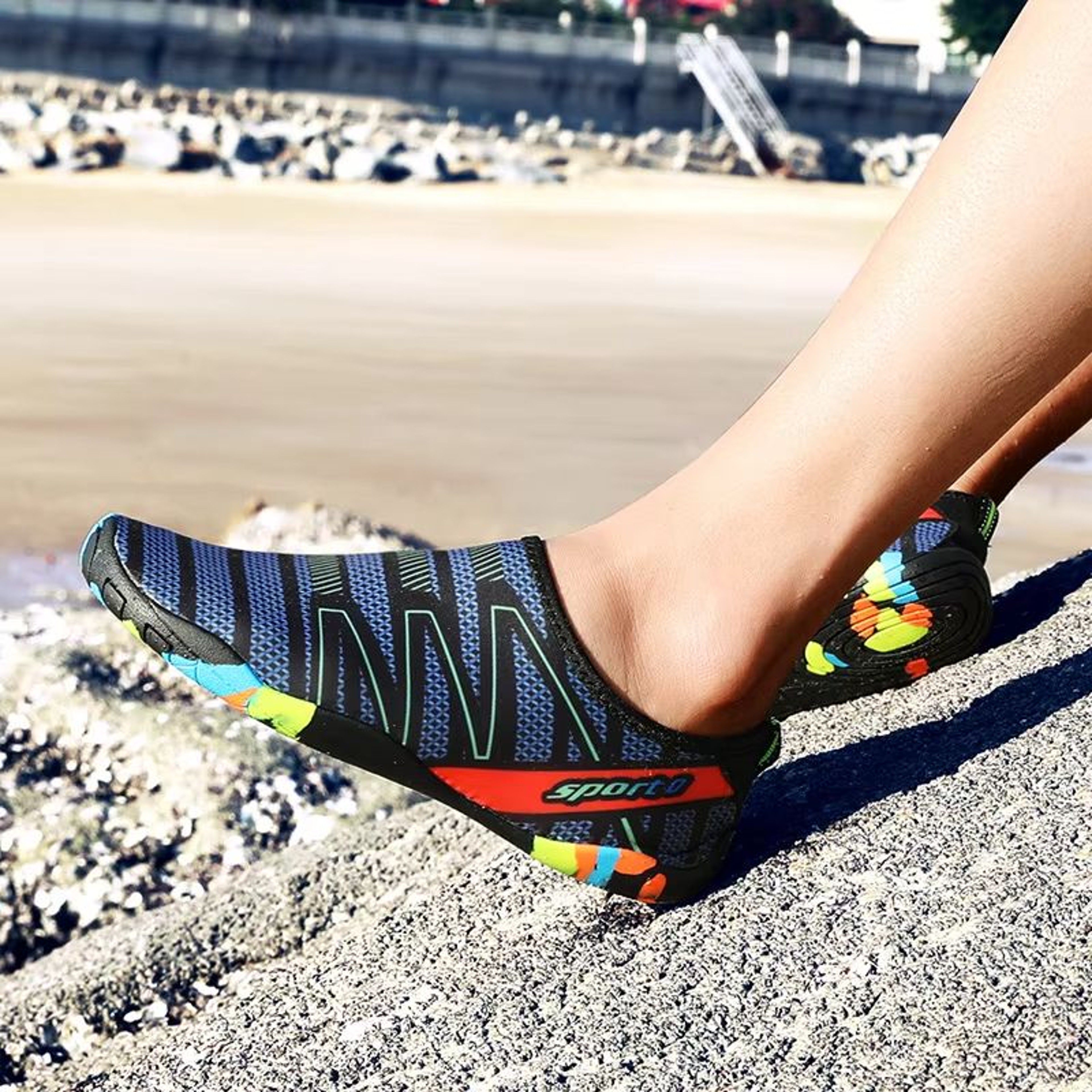 Quick Drying Aqua Shoes  Unisex Beach Water Shoes Lightweight  Breathable Sneakers For Swimming And 1