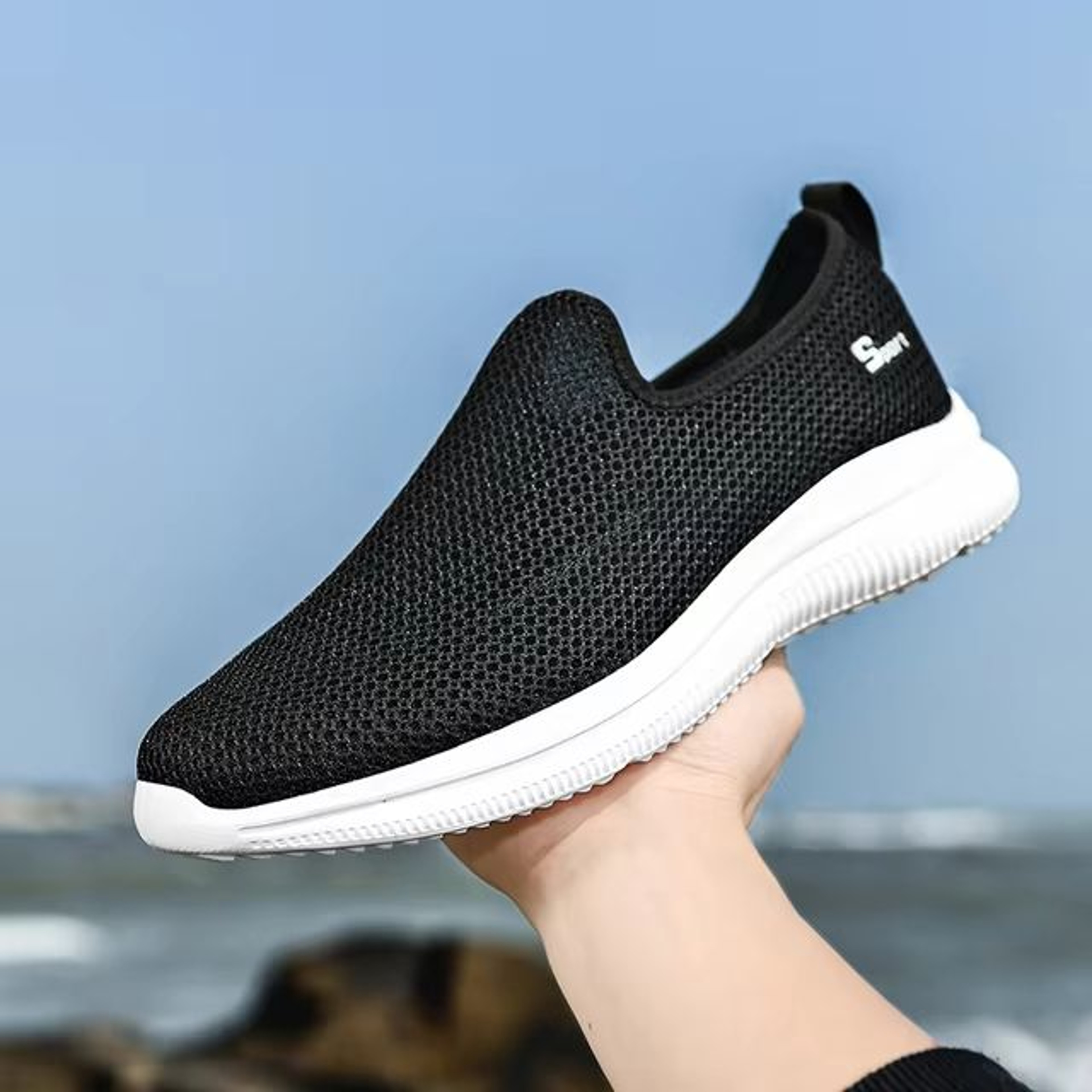 Mens Lightweight Breathable Loafers Summer Walking Sneakers For Comfort And Style 6