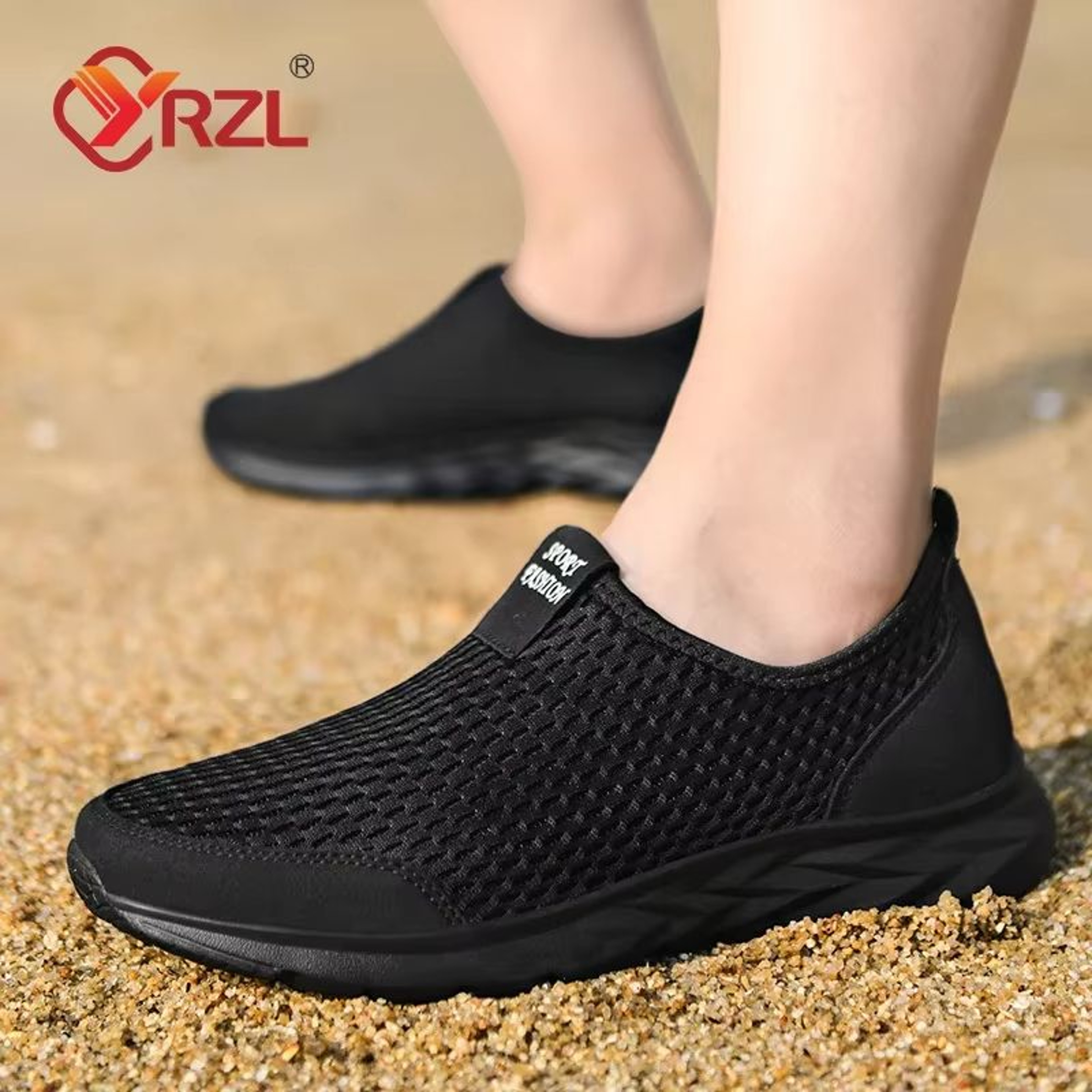 Men Sneakers Lightweight Mesh Walking Shoes Breathable Casual NonSlip Tennis Loafers 6