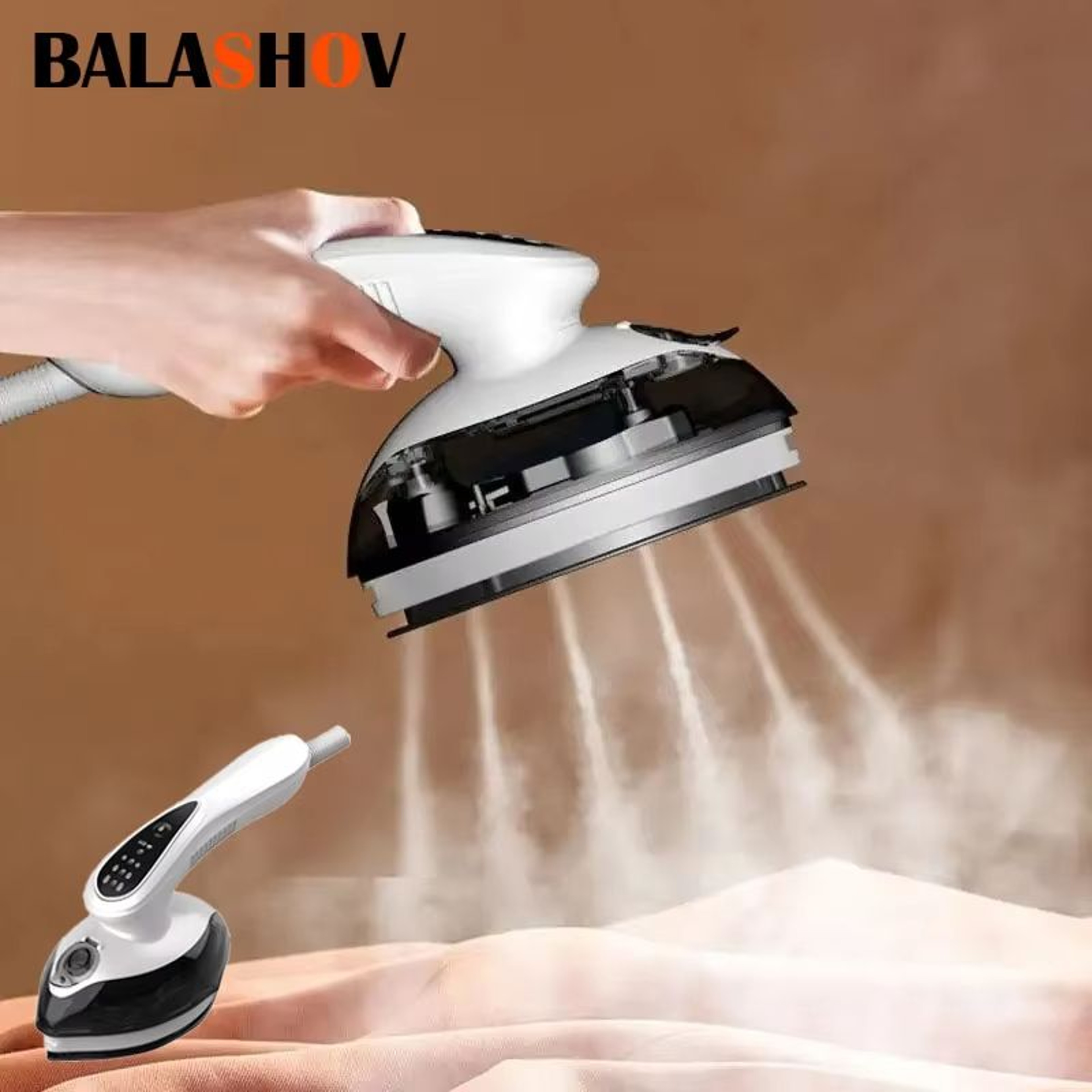 Handheld Garment Steamer  1100W Portable Clothes Steamer With Mite Removal For Home  Travel Use 0