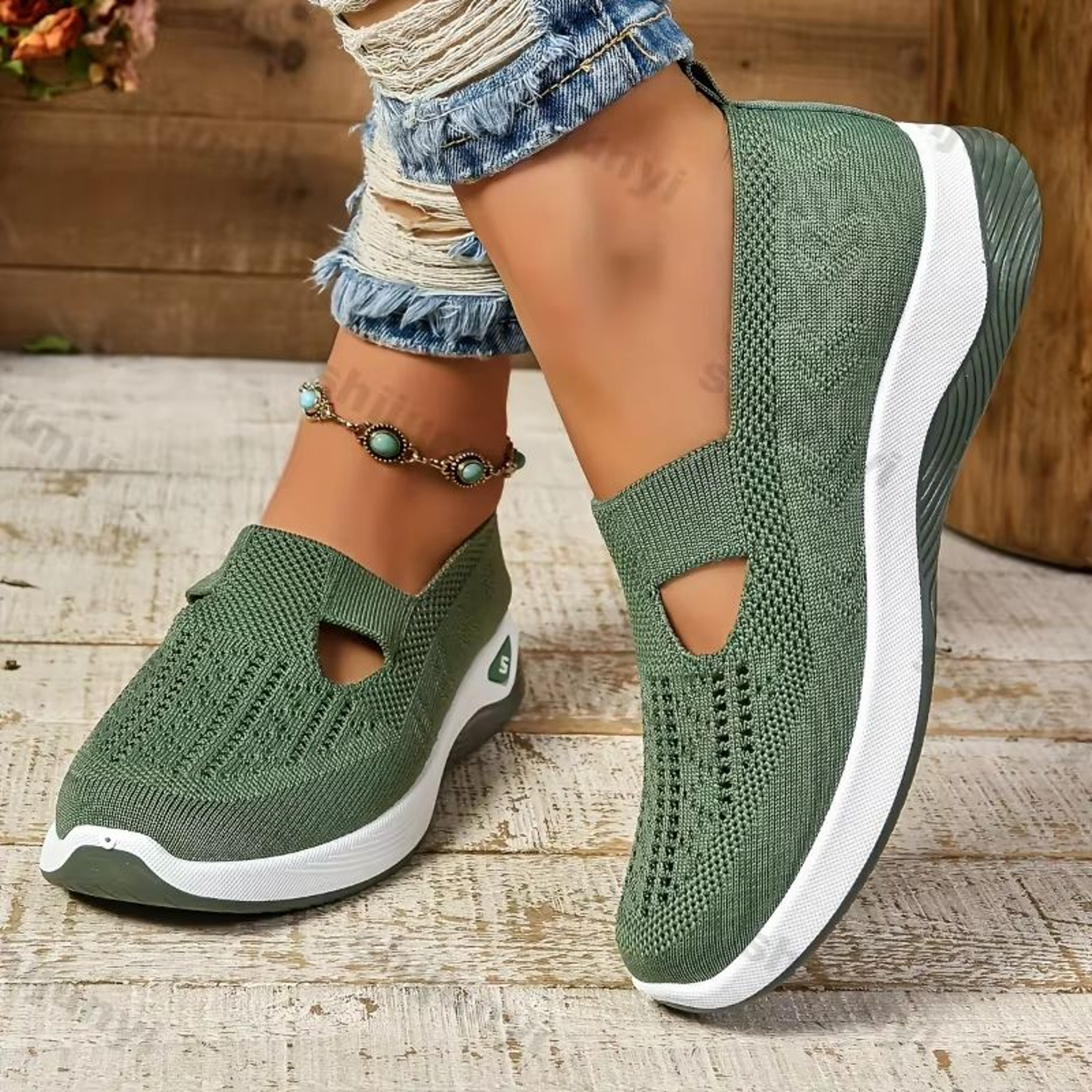 BreathEasy Mesh Flats  Lightweight SlipOn Casual Shoes For Women 4
