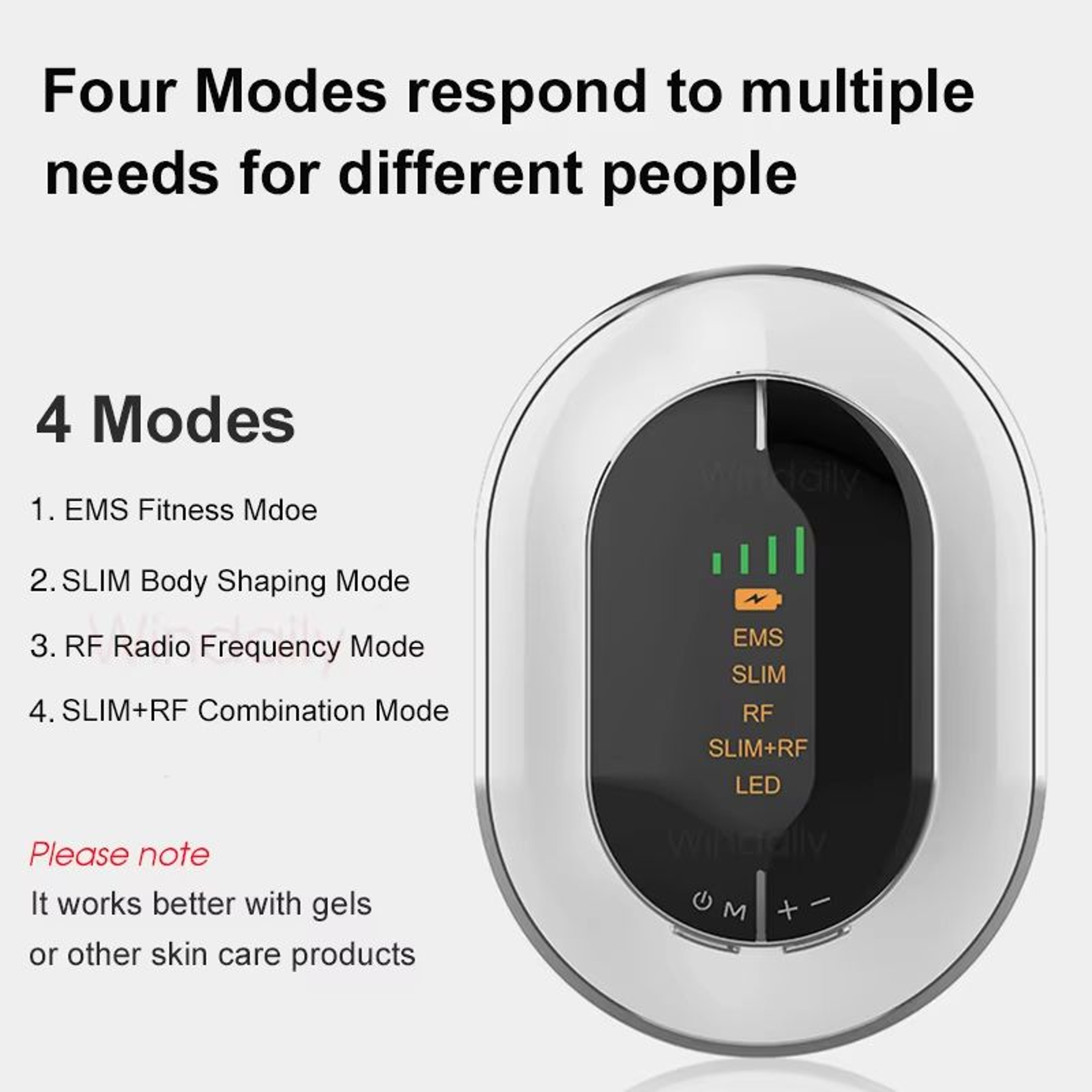 EMS  RF Body Slimming Machine  Fat Burner And Cellulite Massager With LED Therapy 5