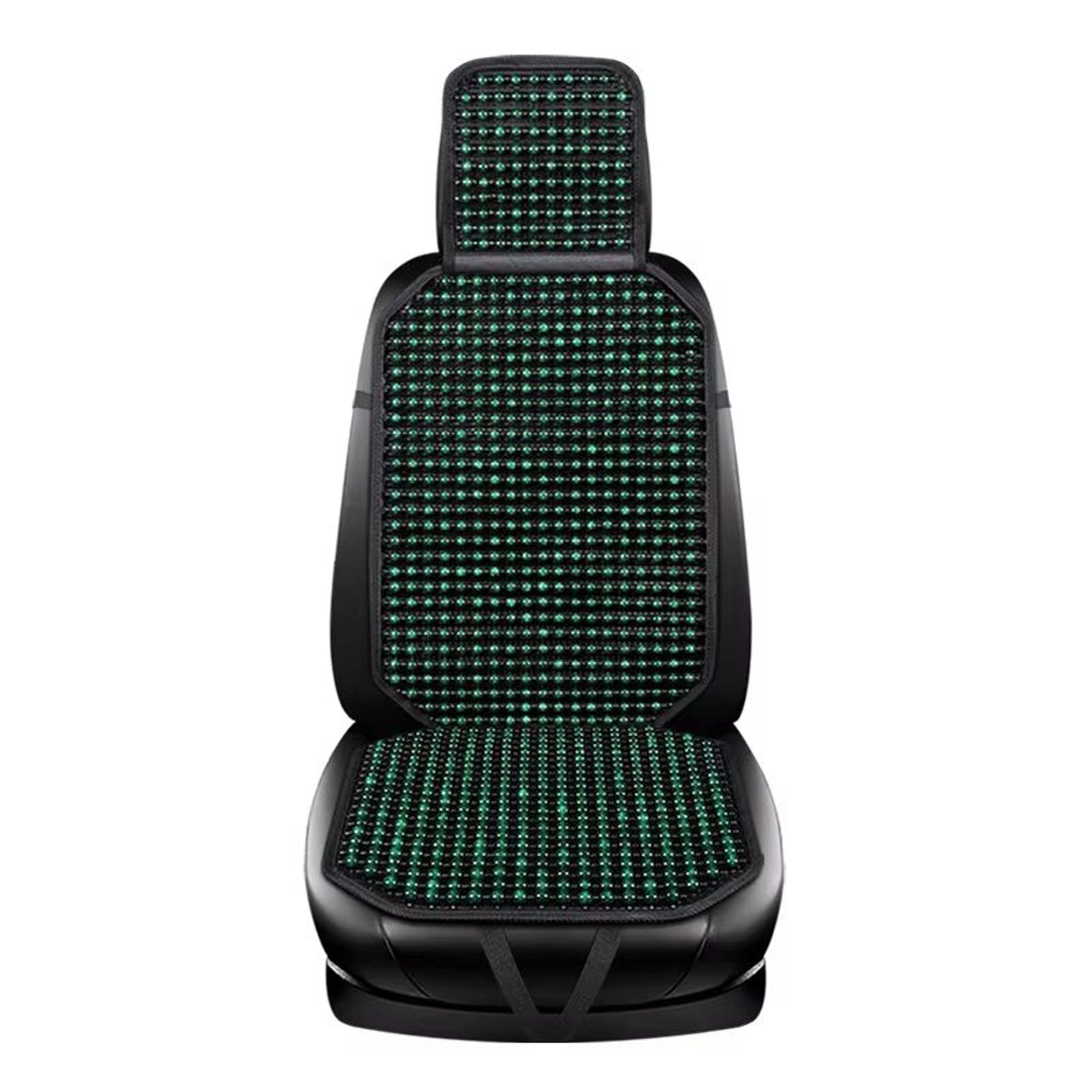 Wooden Bead Car Seat Cushion  Universal Cooling  Breathable Cover With NonSlip Base Available In 5  9