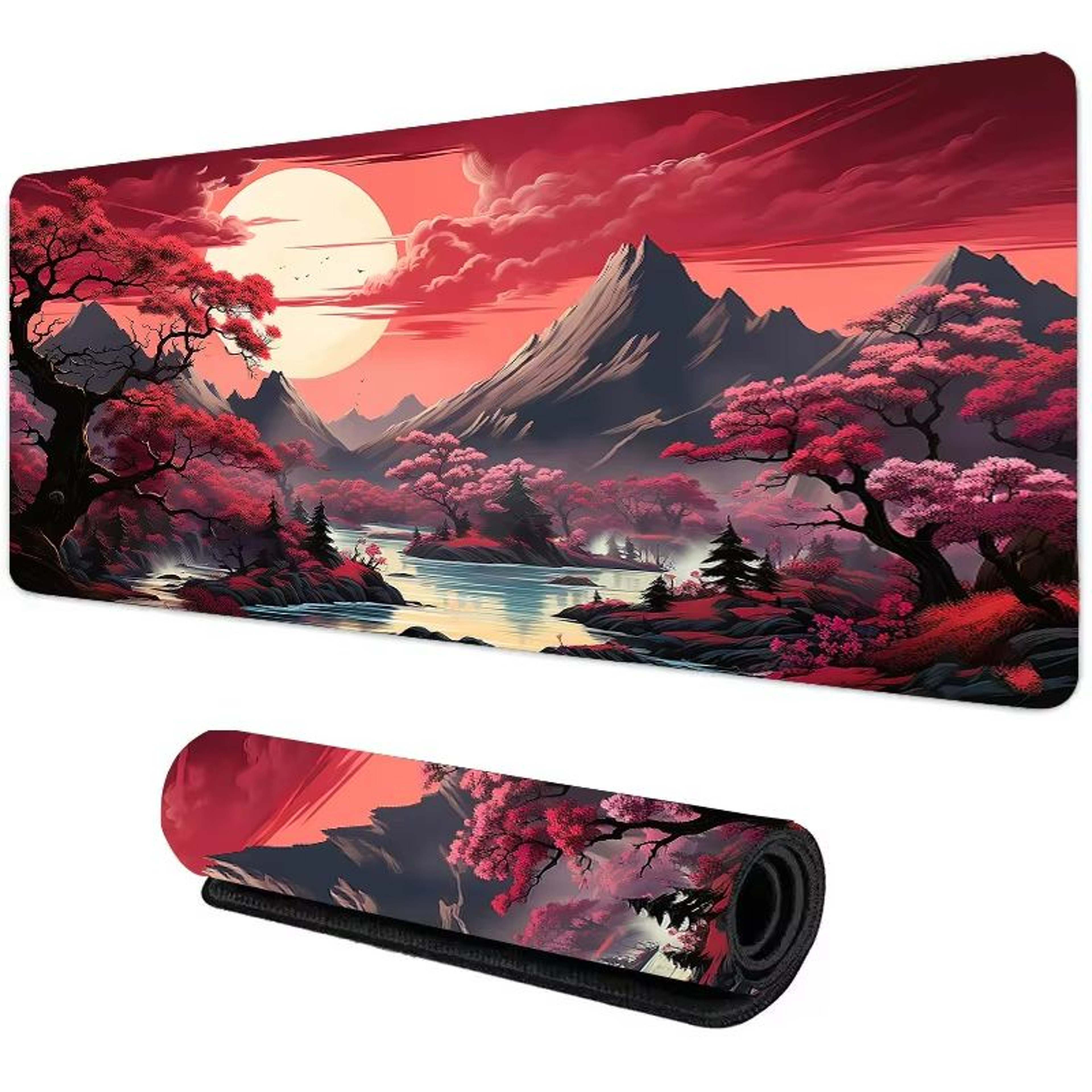 Moonlight Aura XXL Gaming Desk Mat  Large Mouse Pad With Non Slip Base 13