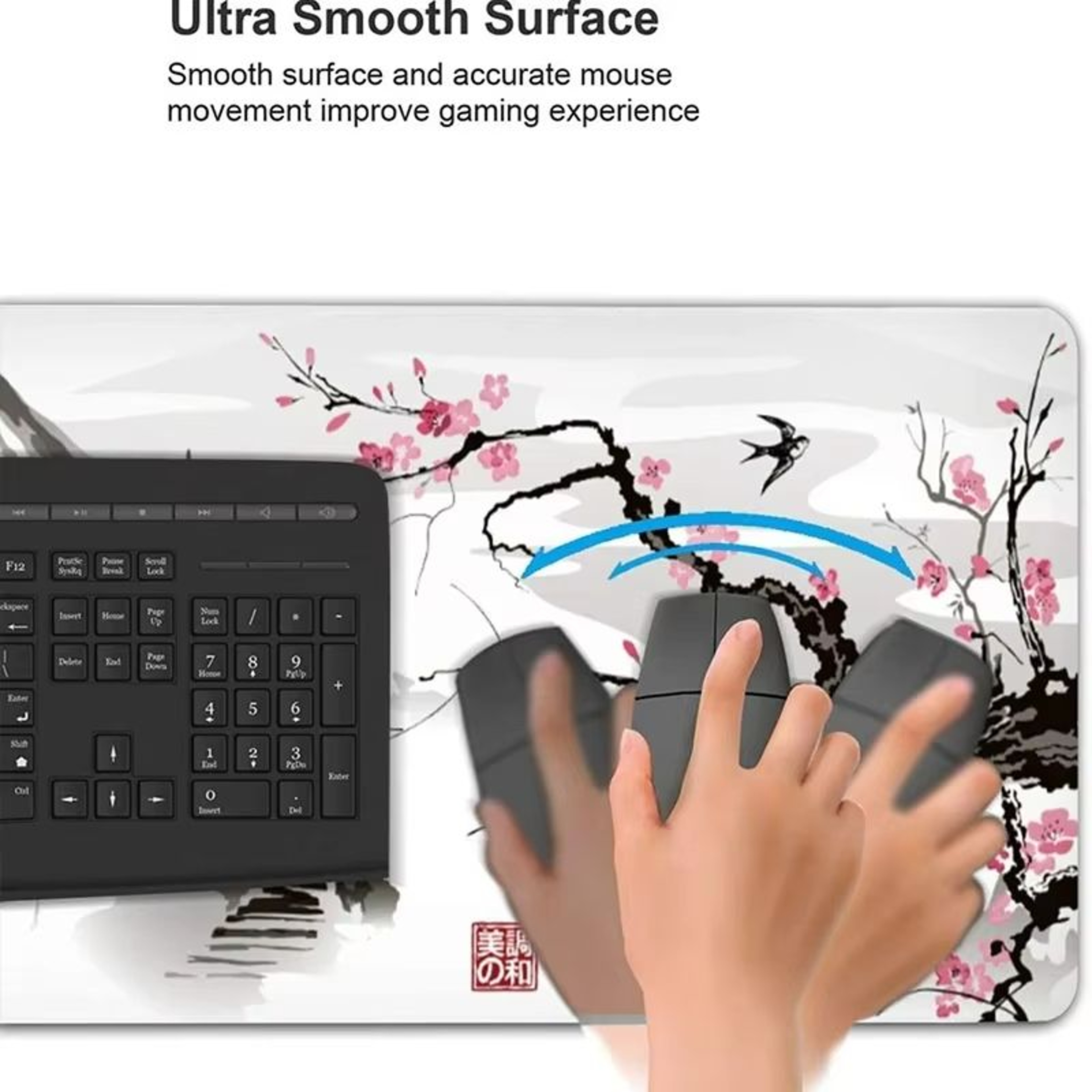 Moonlight Aura XXL Gaming Desk Mat  Large Mouse Pad With Non Slip Base 5