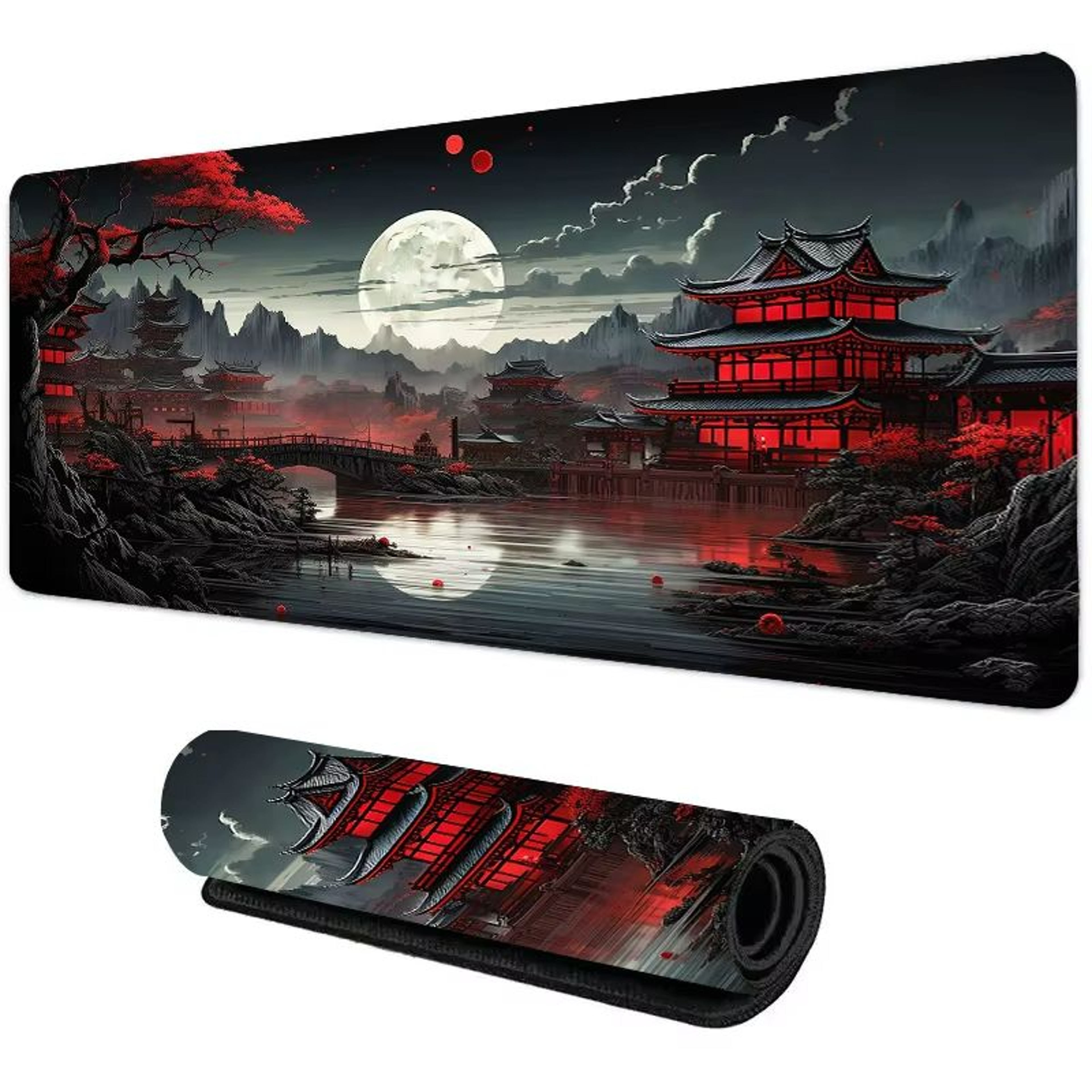 Moonlight Aura XXL Gaming Desk Mat  Large Mouse Pad With Non Slip Base 7