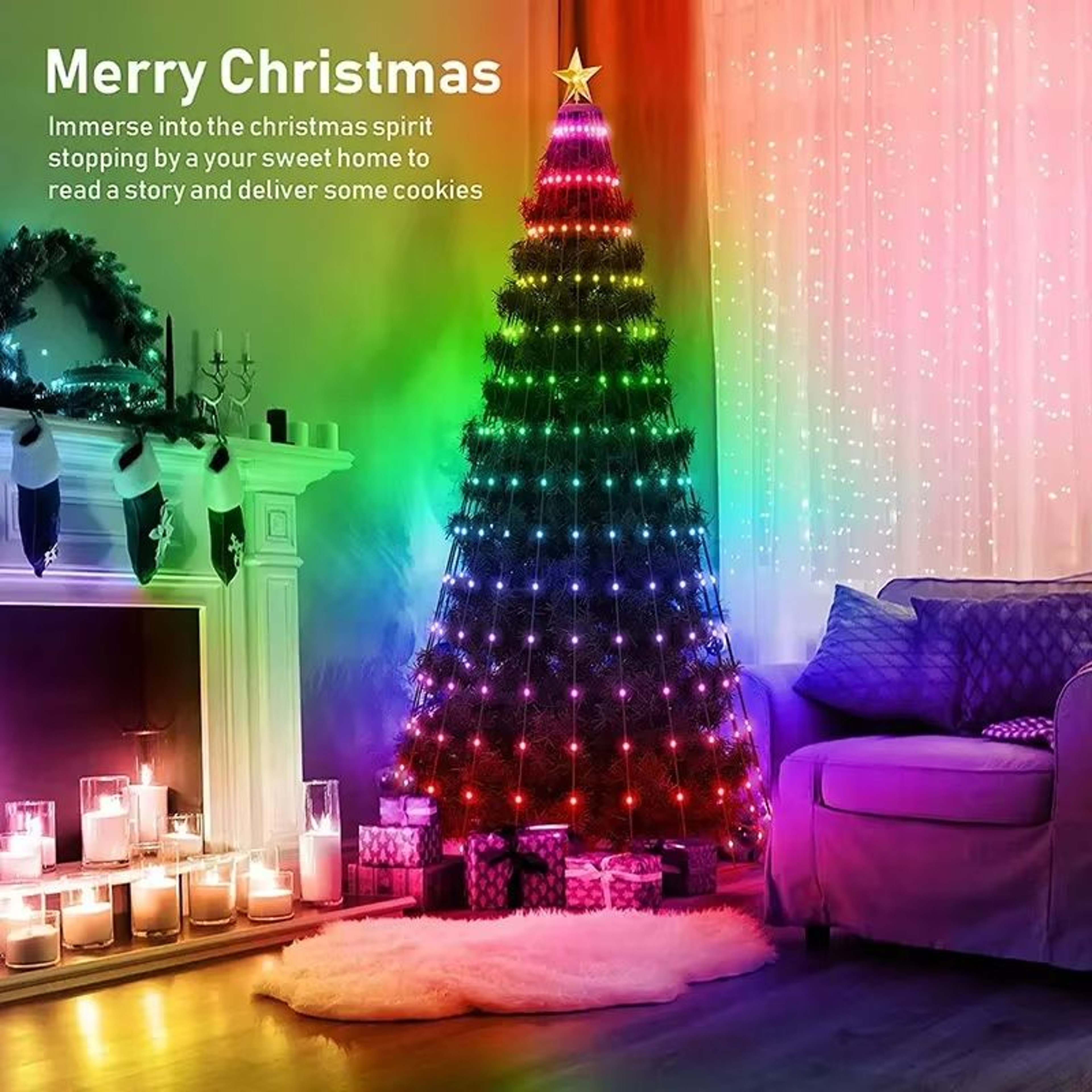 Twinkly Smart AppControlled LED Christmas Tree String 4