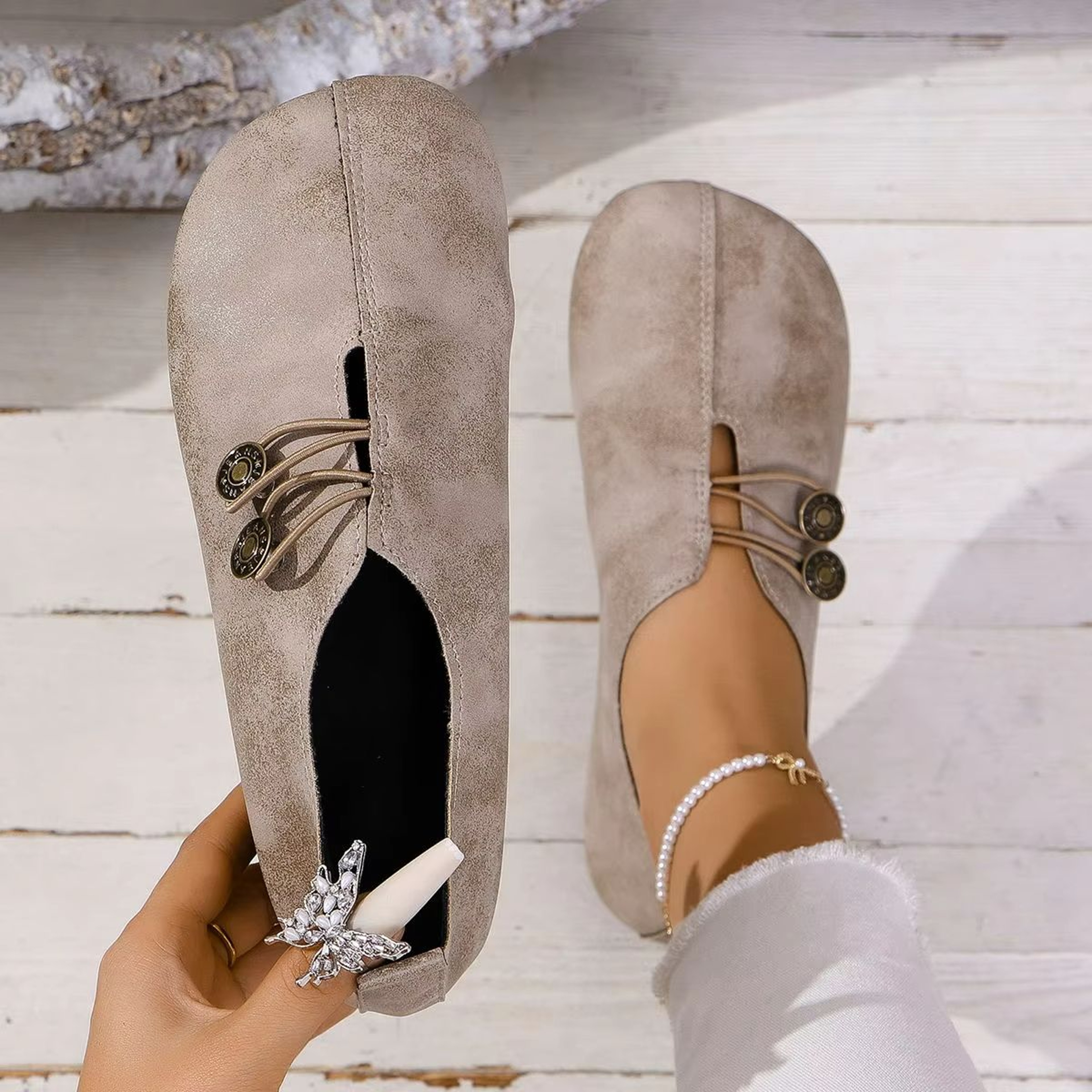 EverydayStride Womens Casual Flat Sneakers  Loafers 1