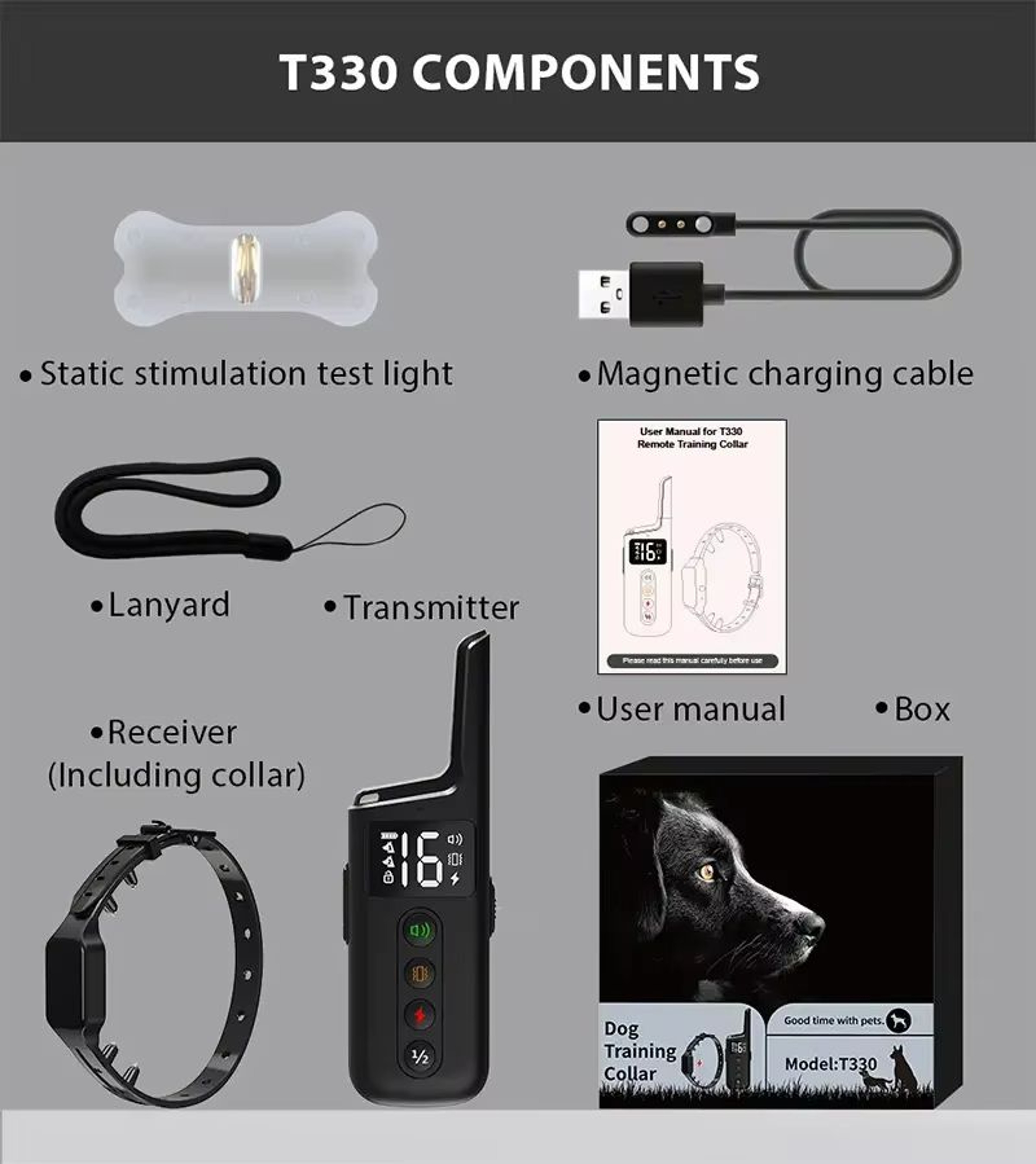 Ultimate Remote Training Collar  Long Range Dog Training Collar With Waterproof Shock Vibration  Be 5