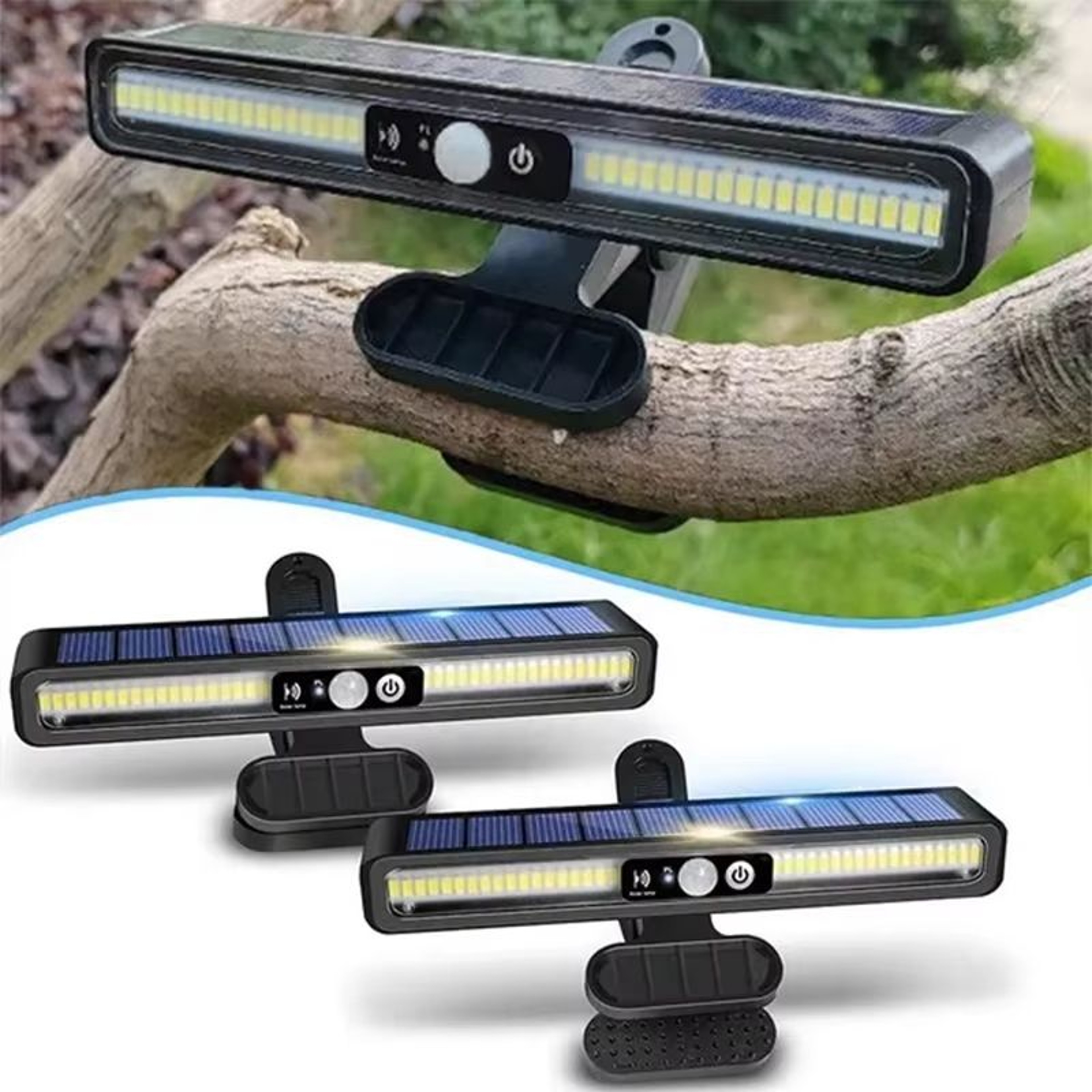 Clip On Solar Motion Lights Outdoor Waterproof With 36 LEDs 0