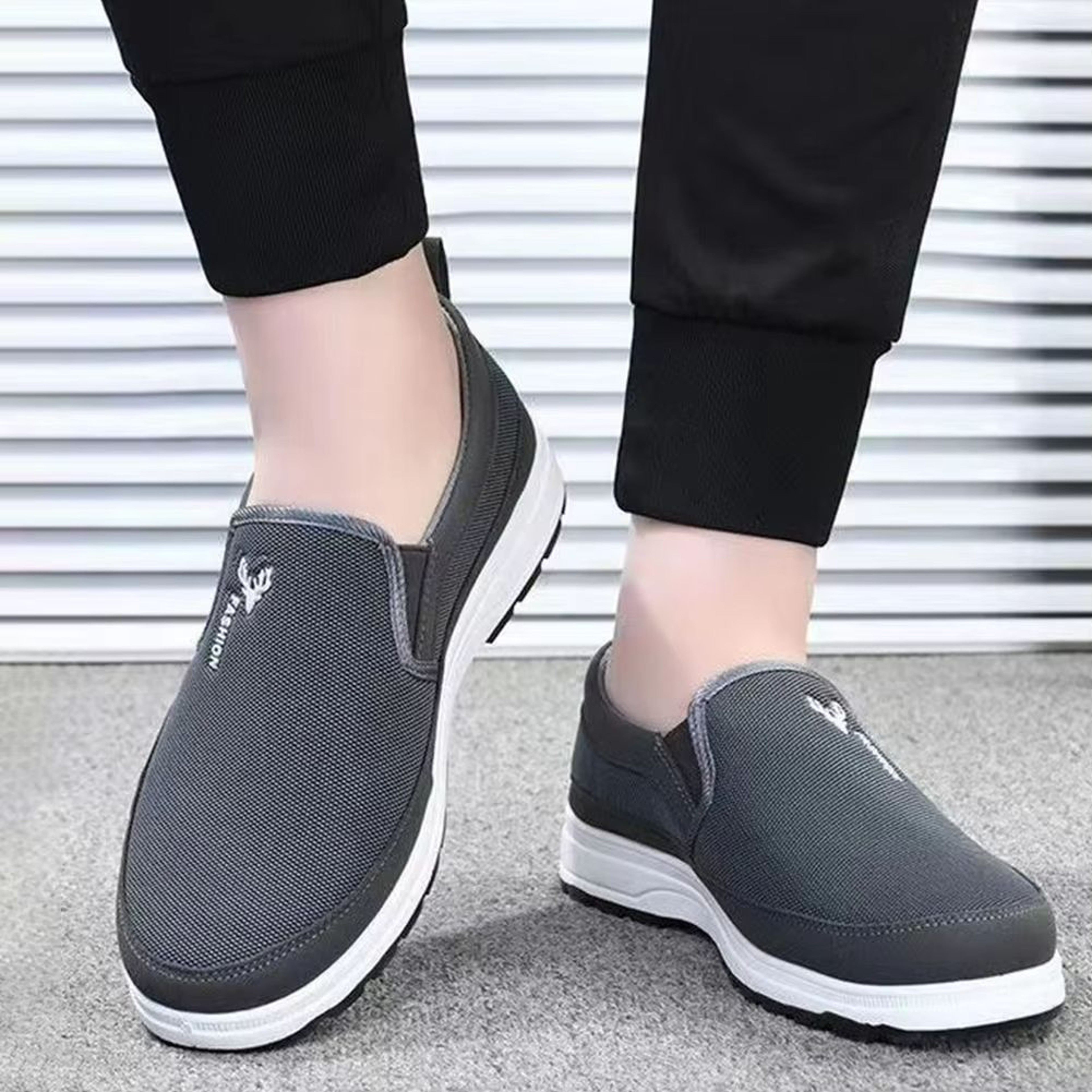 AirEase Orthopedic Breathable SlipOn Boat Shoes 1