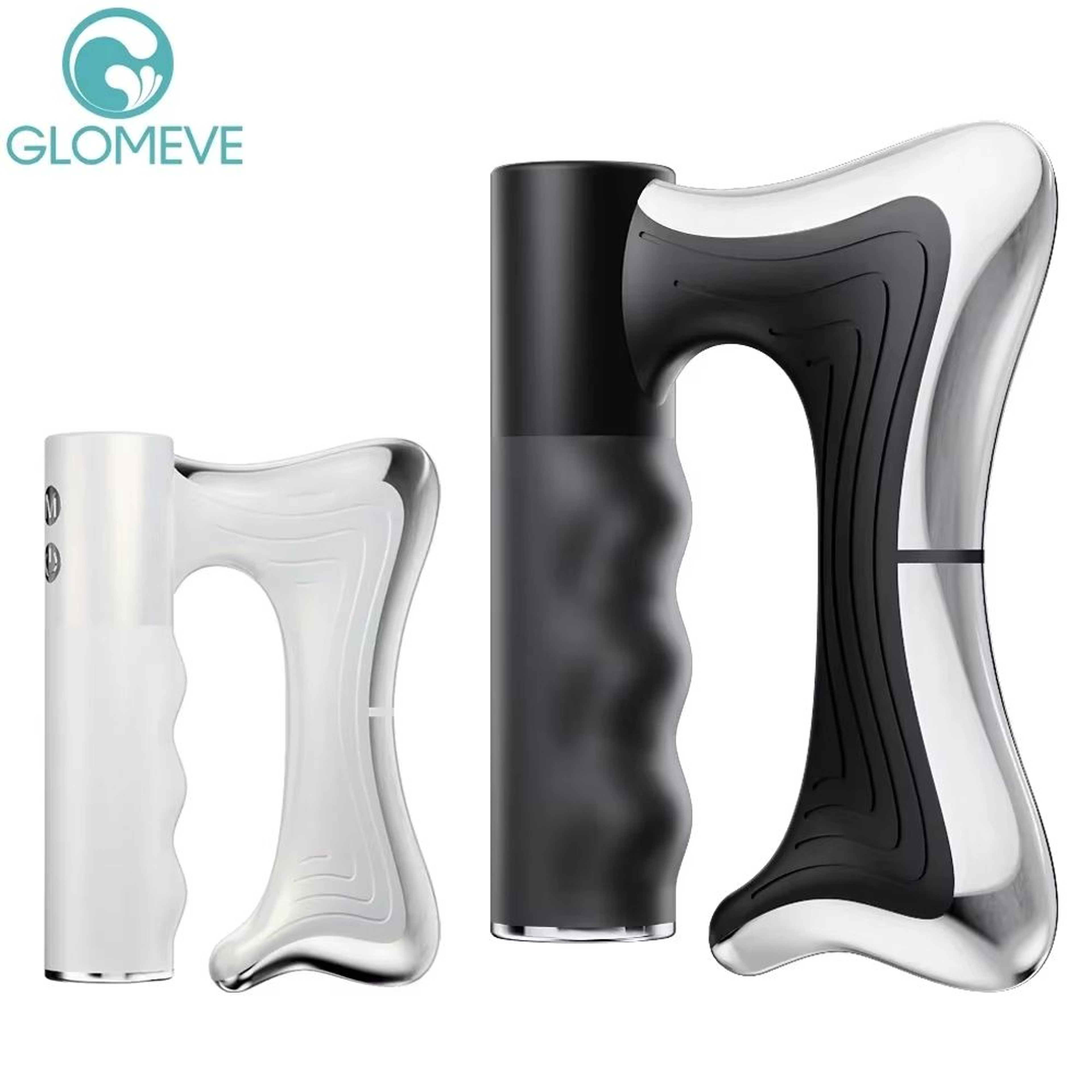 Electric Heating Fascia Knife  LCD Vibration Massager For Muscle Relaxation Warm Body Therapy  Lift 0