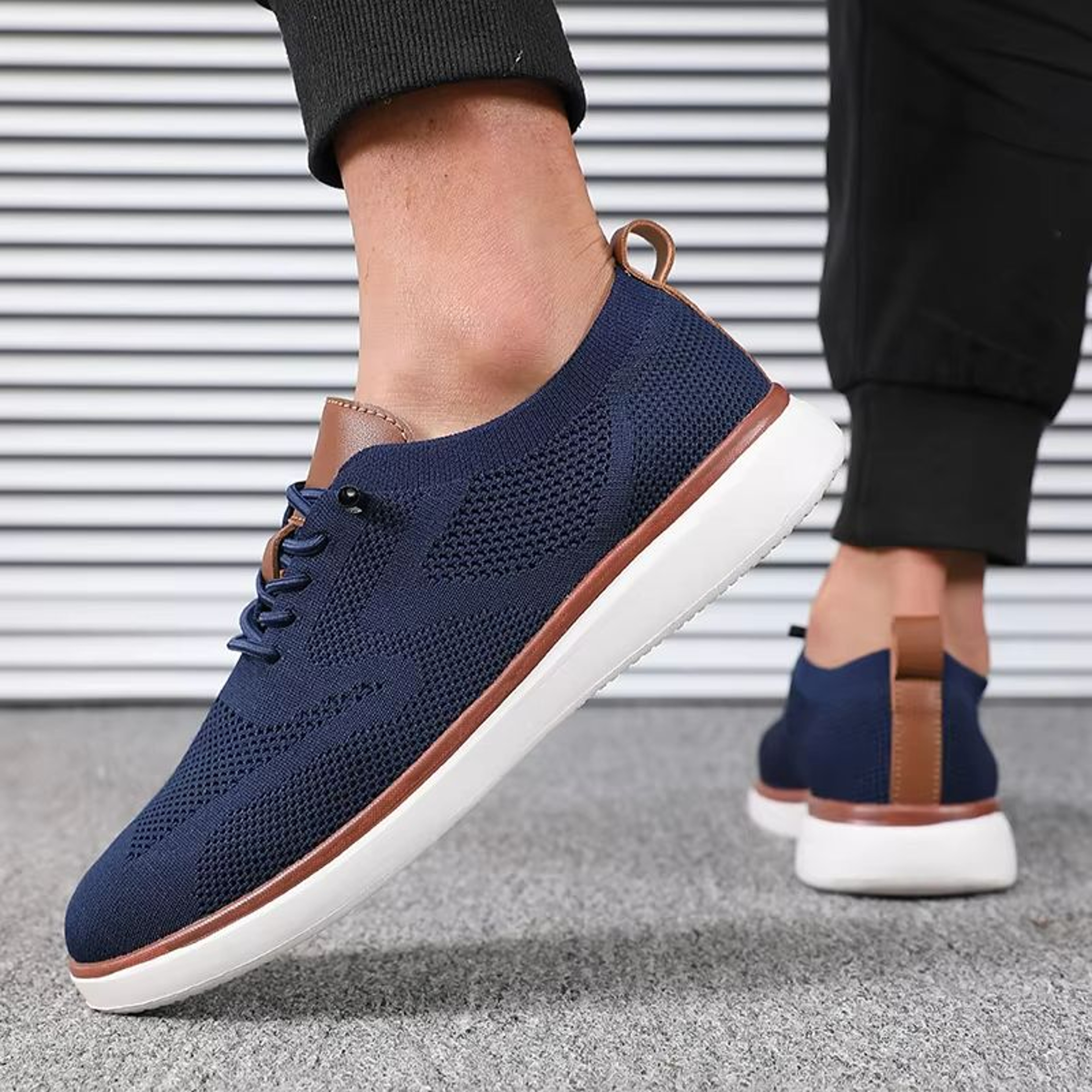 DayStride Lightweight Knitted Walking Shoes 6