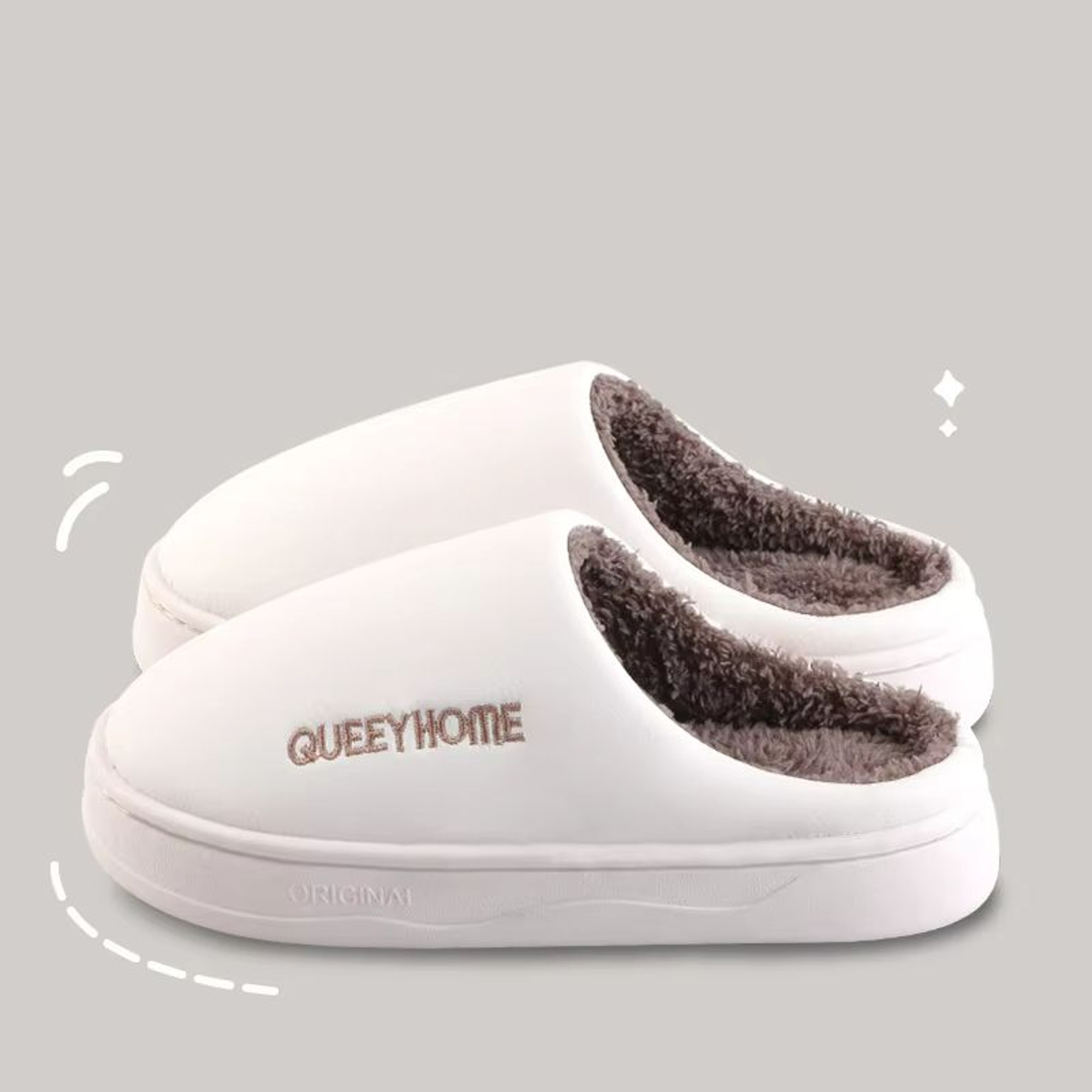 CozyDry Waterproof Cotton Slippers  AntiSlip ThickSoled Warm Winter Slippers 10