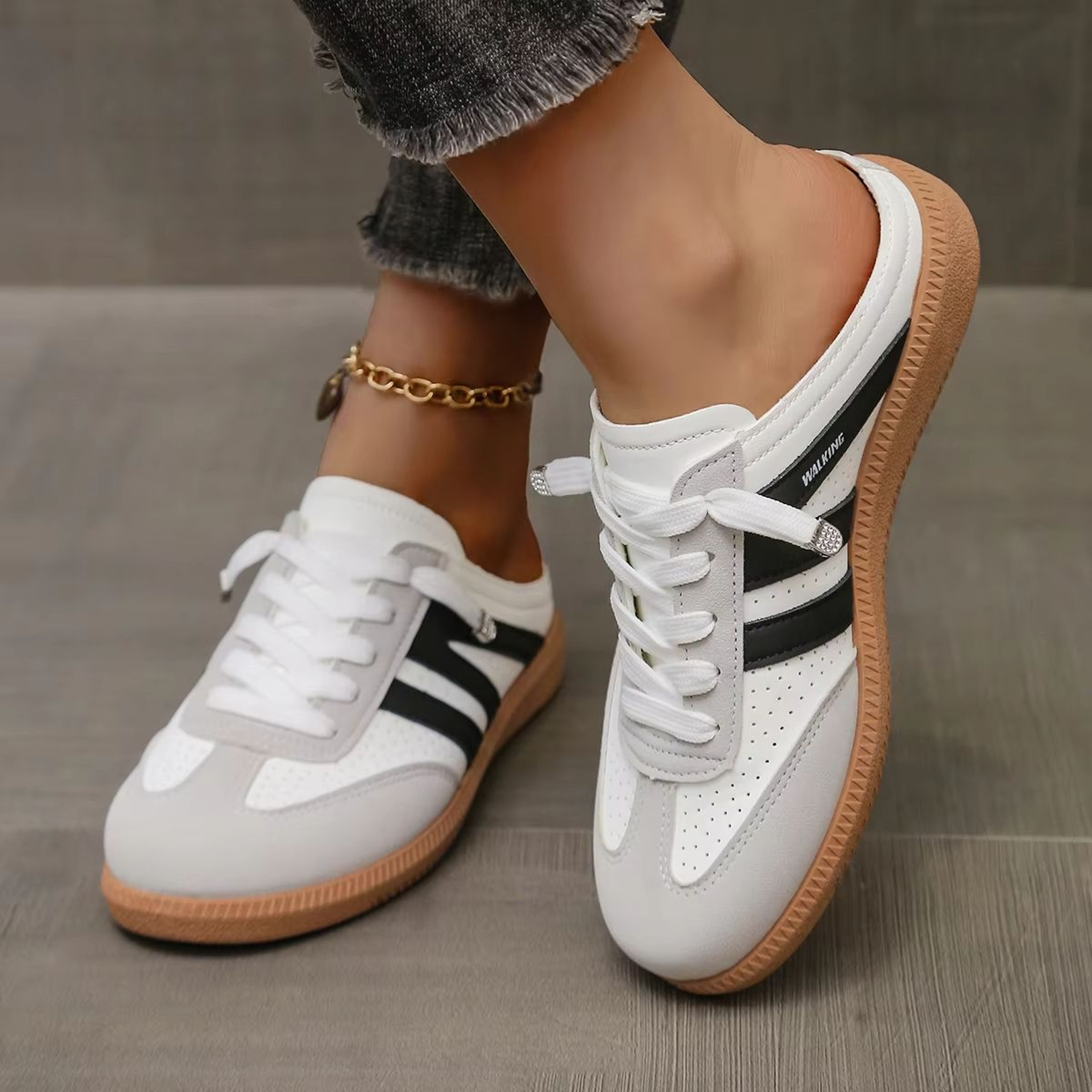 Womens Retro SlipOn Mule Sandals  Lightweight Backless Flat Shoes With Soft Bottom Comfort 0