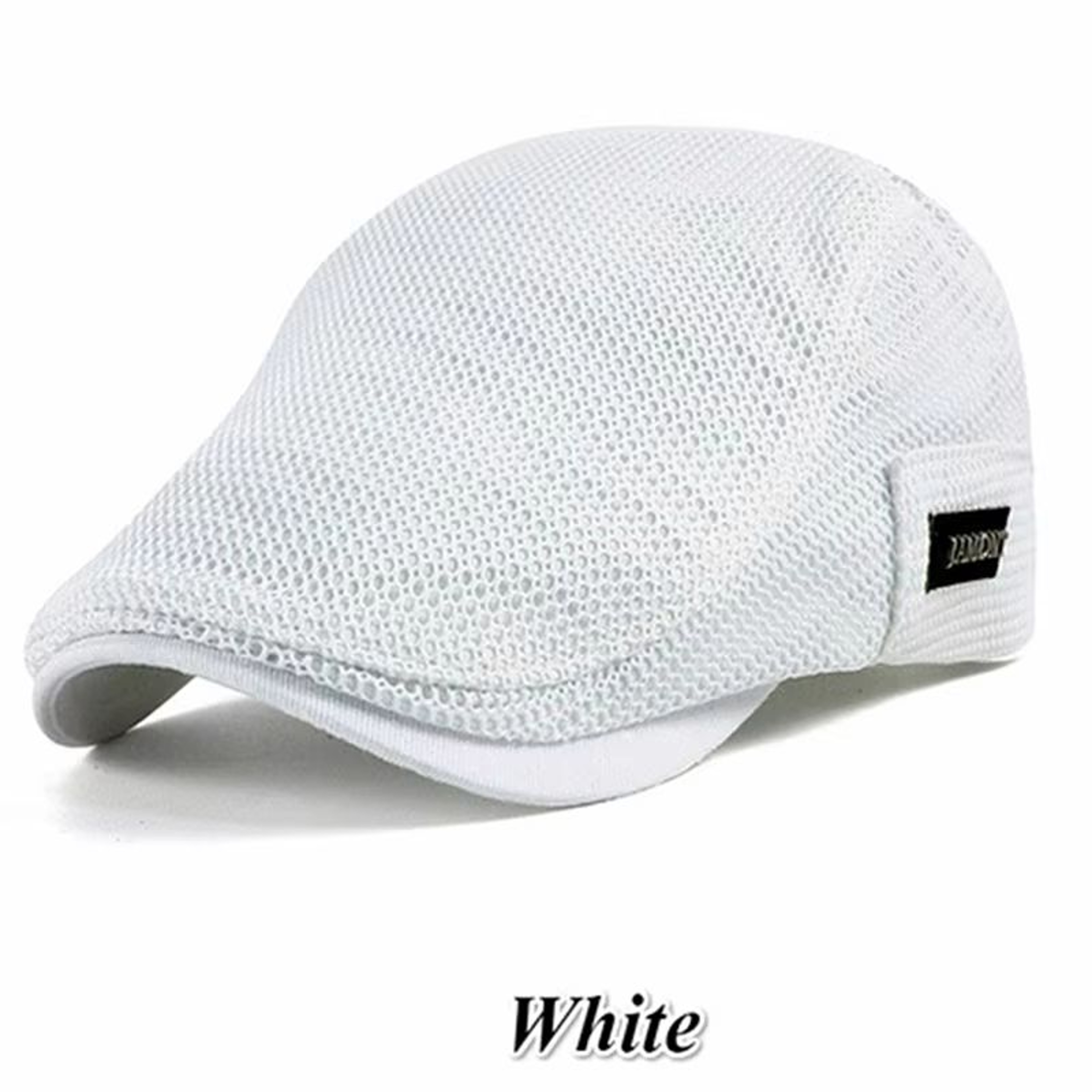 Breathable Mesh Newsboy Cap  Lightweight Flat Ivy Hat For Men  Women Summer Sun Protection Beret 8