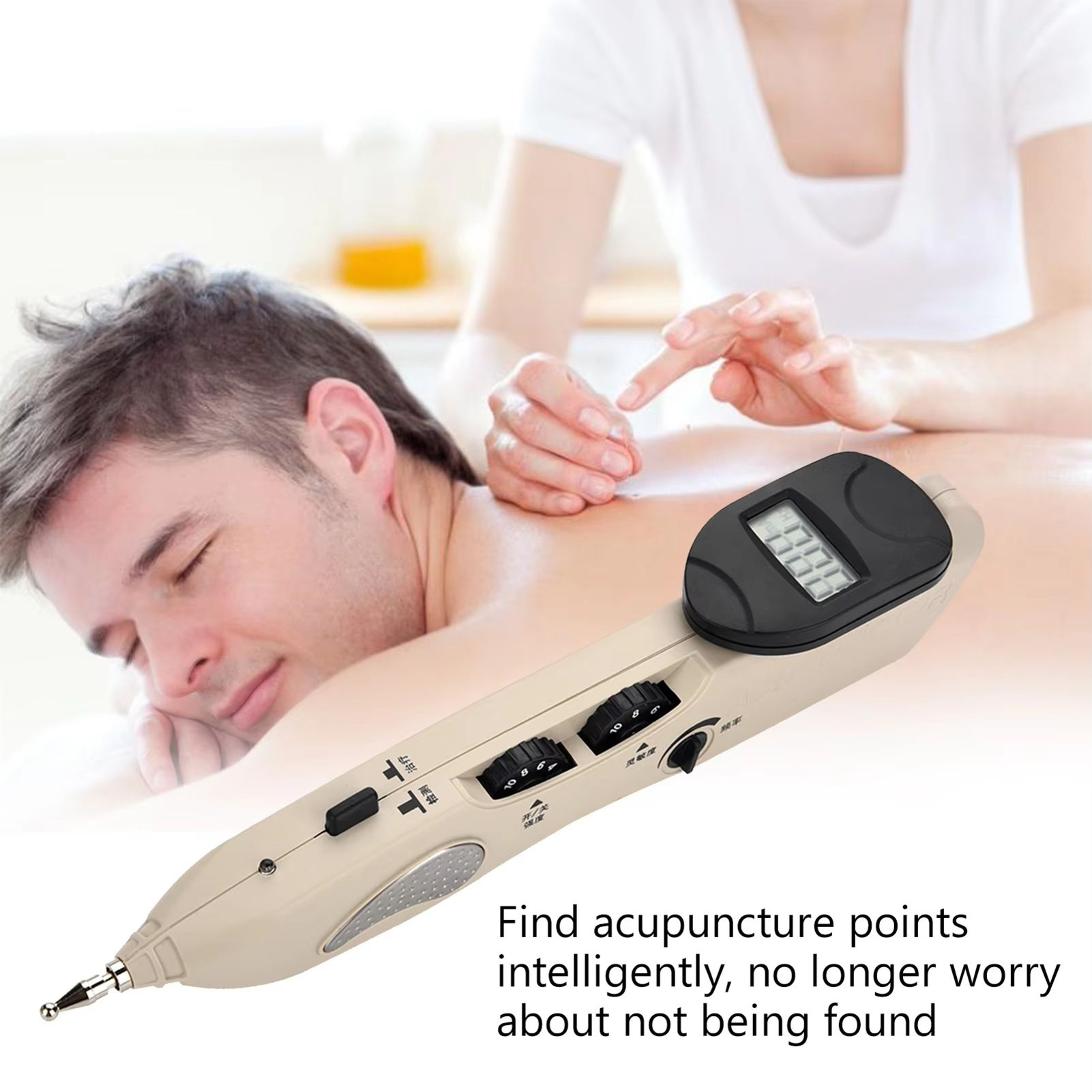 Electronic Acupuncture Pen Meridian Energy Pen With 10 Point Detector For Pain Relief And Muscle St 0