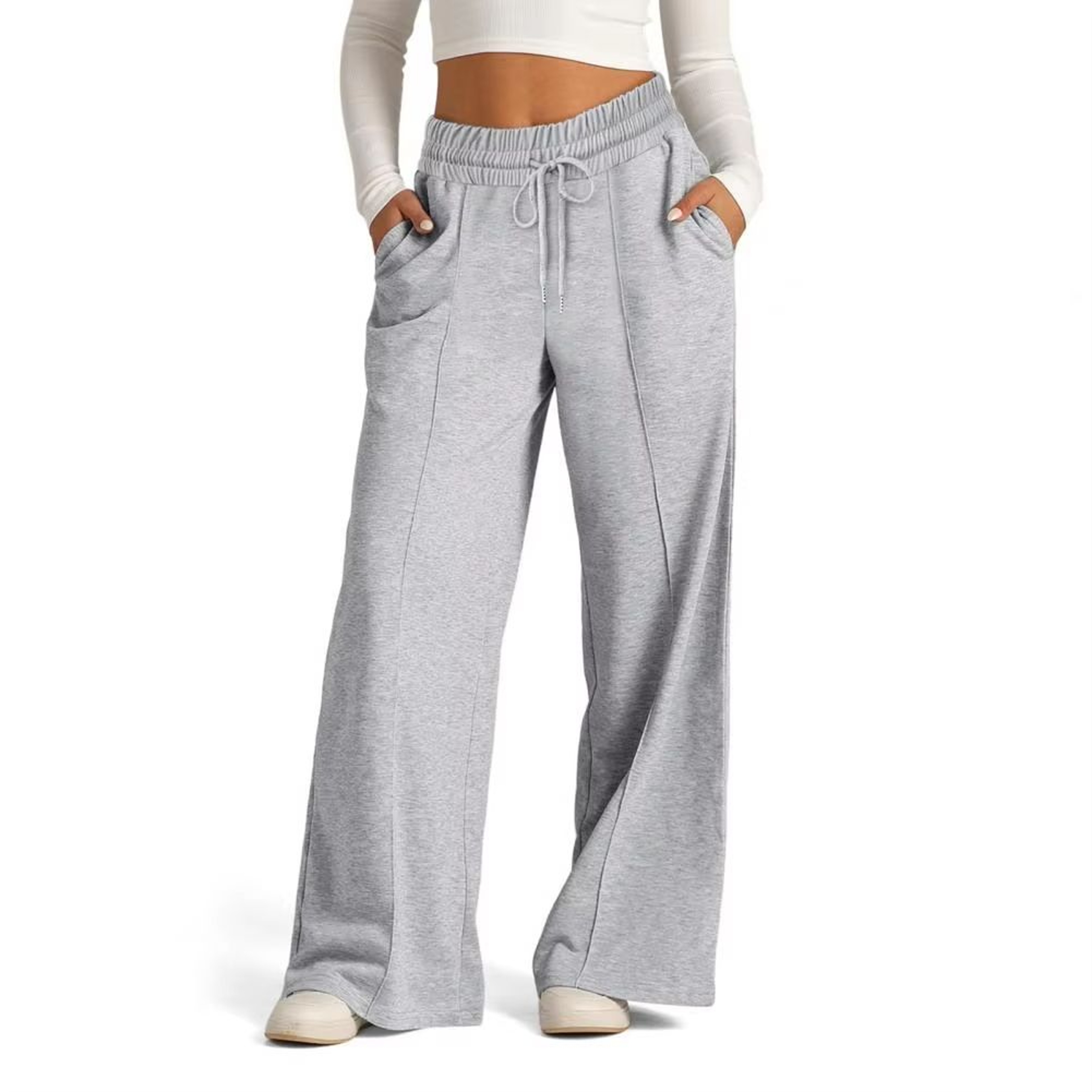 Womens Straight Leg Yoga Sweatpants  Loose Wide Leg Casual Tracksuit Pants For Gym  Outdoor 5