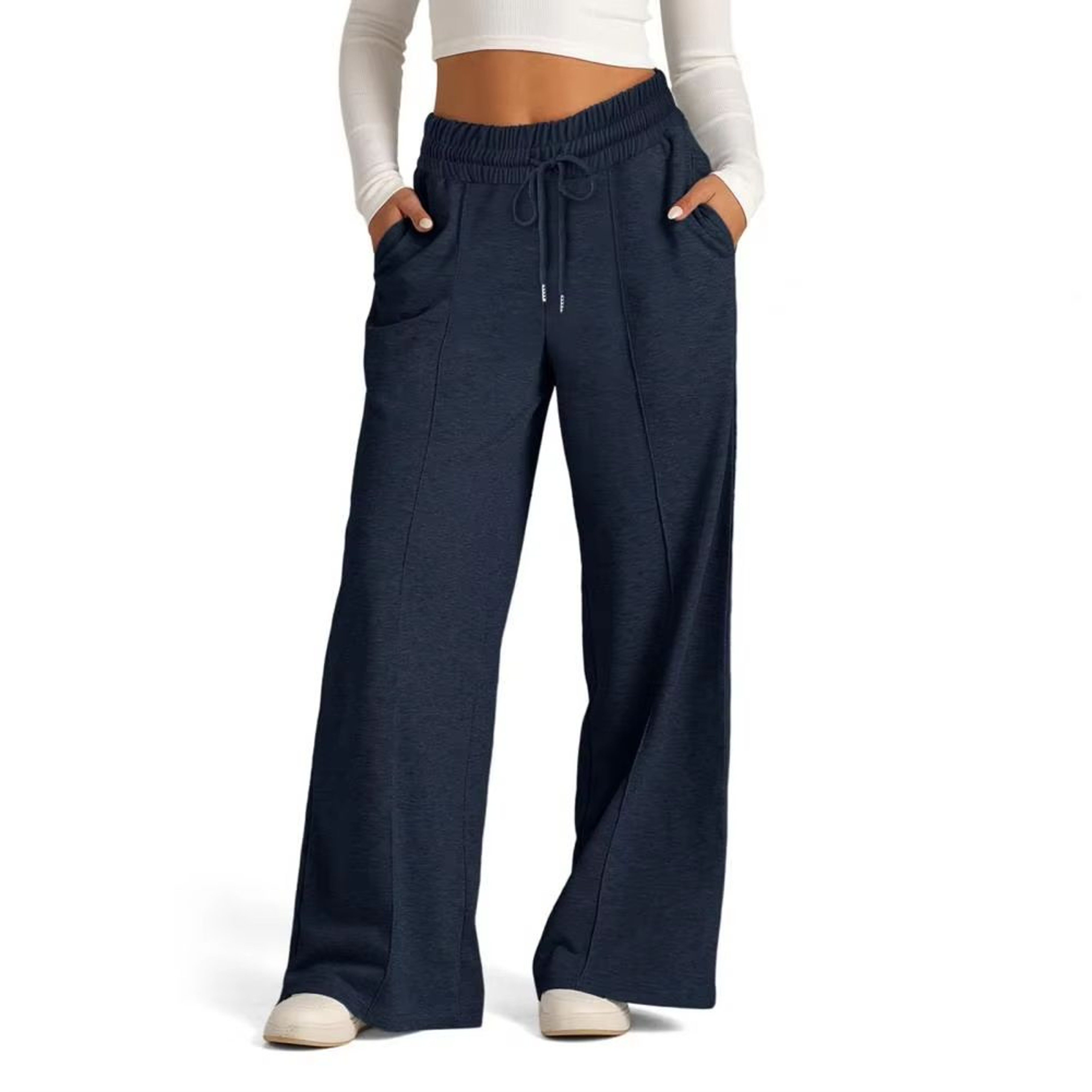 Womens Straight Leg Yoga Sweatpants  Loose Wide Leg Casual Tracksuit Pants For Gym  Outdoor 8