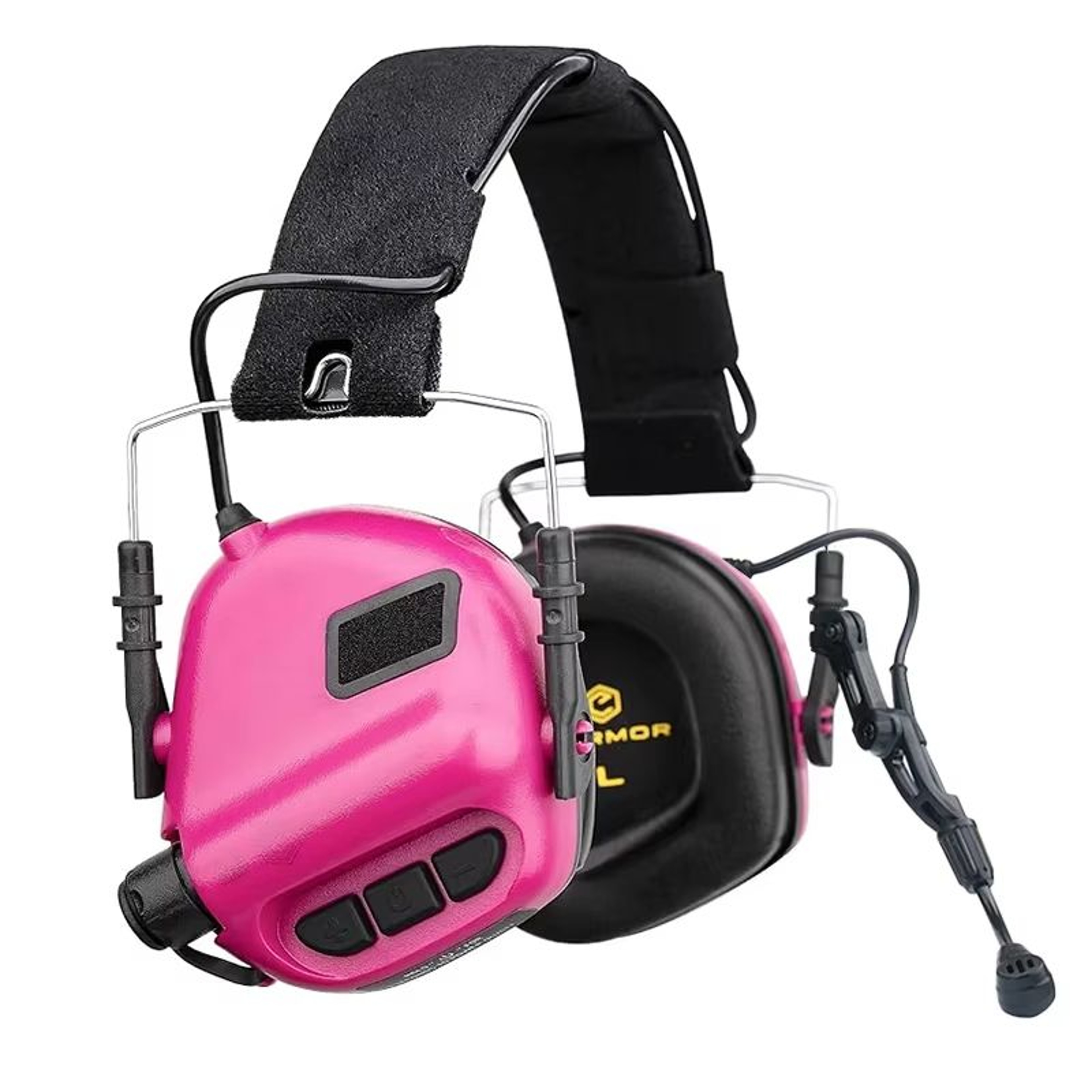 EARMOR M32 MOD4SE Tactical Shooting Earmuffs  Noise Reduction Headset With Helmet ARC Rail  Kenwood 15