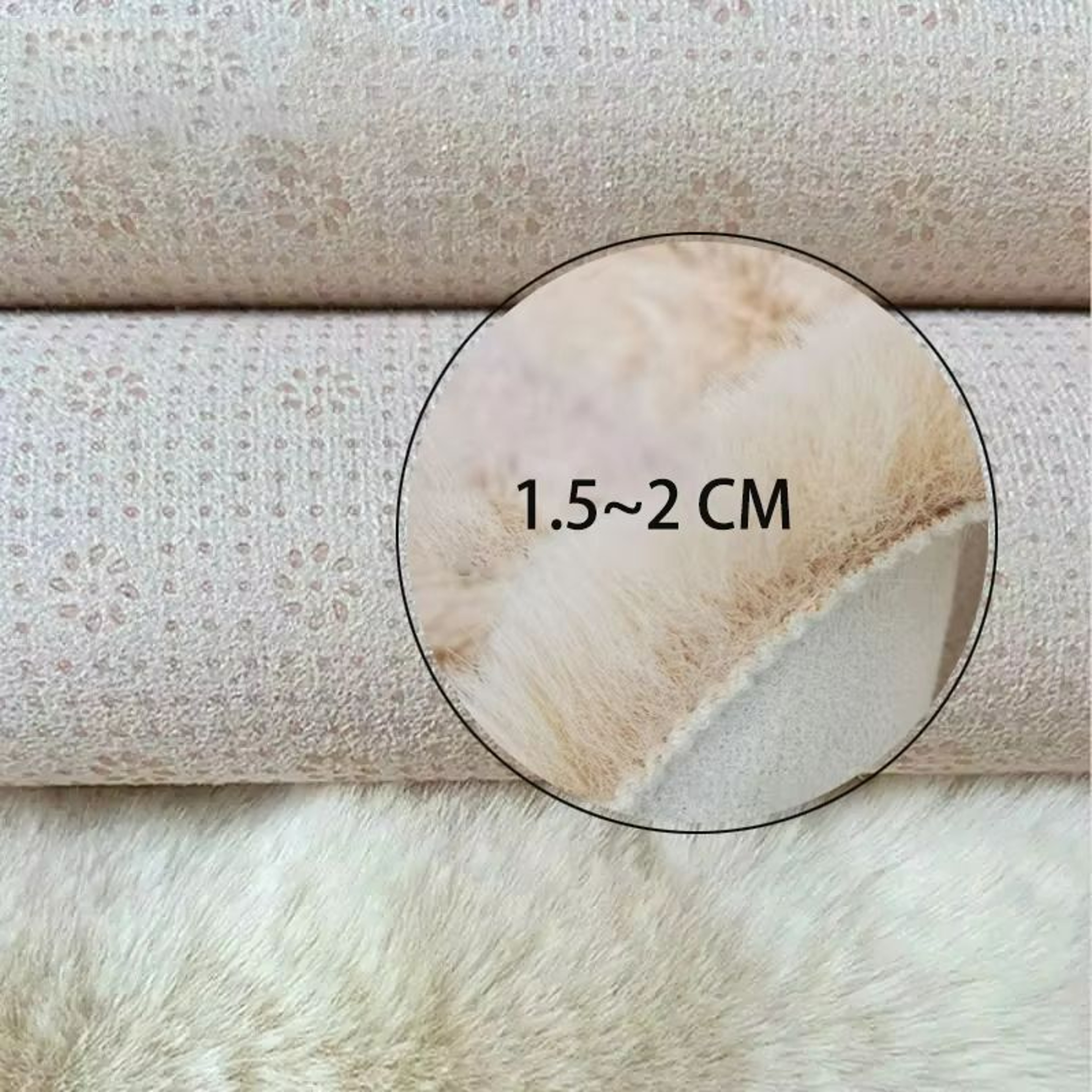 CloudBubbles Plush Faux Rabbit Fur Rug  Soft Bubble Carpet For Cozy Spaces 2