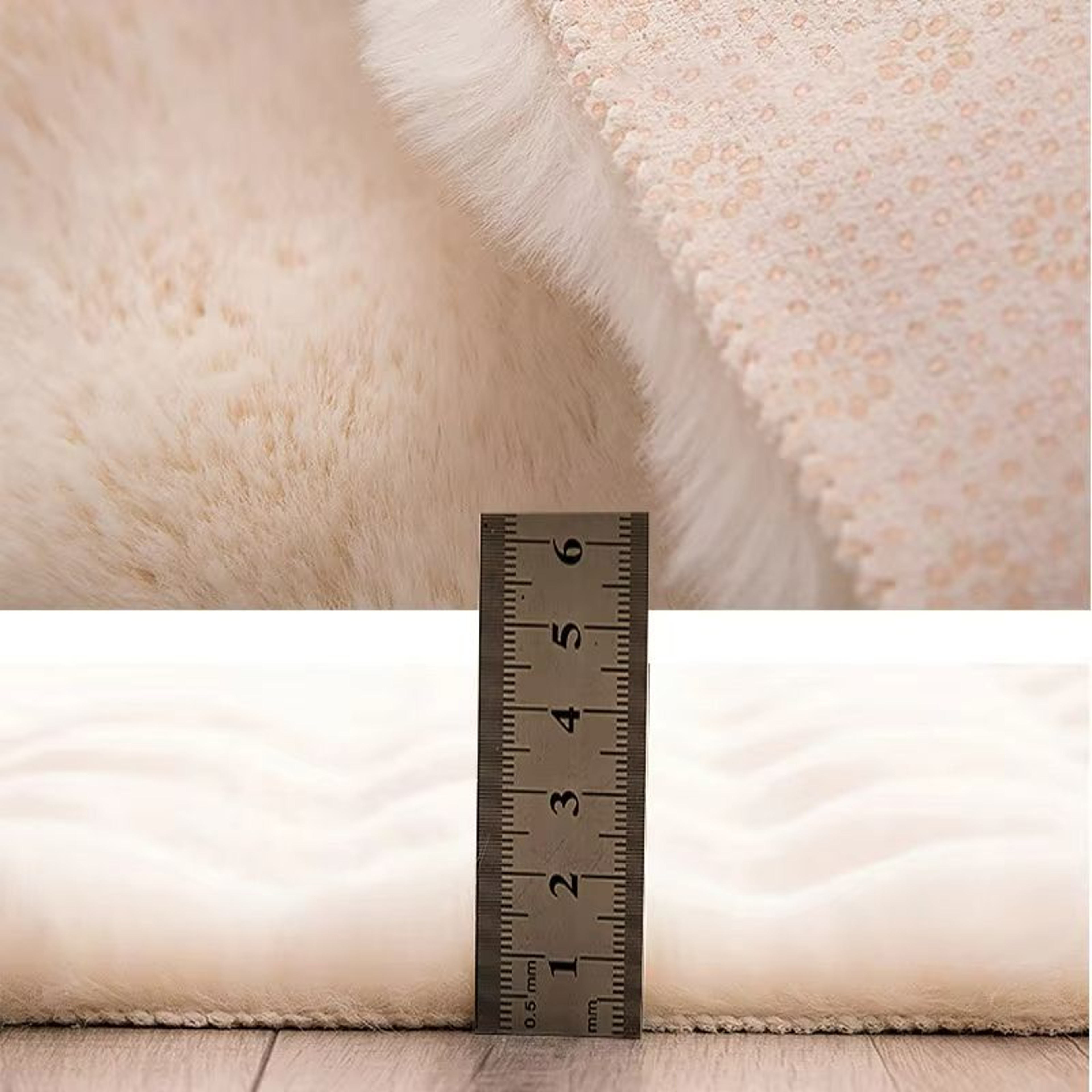 CloudBubbles Plush Faux Rabbit Fur Rug  Soft Bubble Carpet For Cozy Spaces 3
