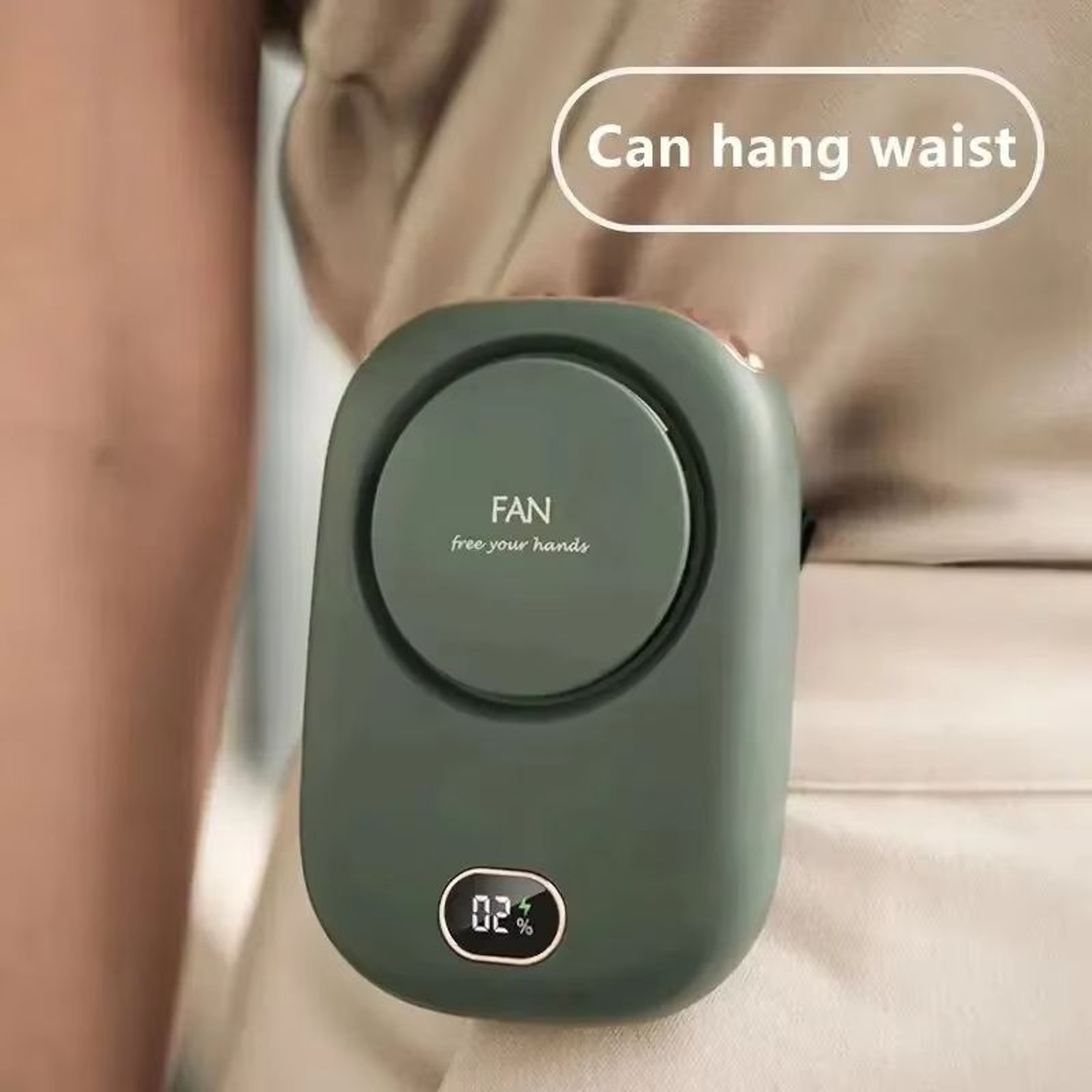 Mini Portable Bladeless Fan  Rechargeable Ultra Quiet Handheld Cooling Fan For Travel Sports  Outdo 2