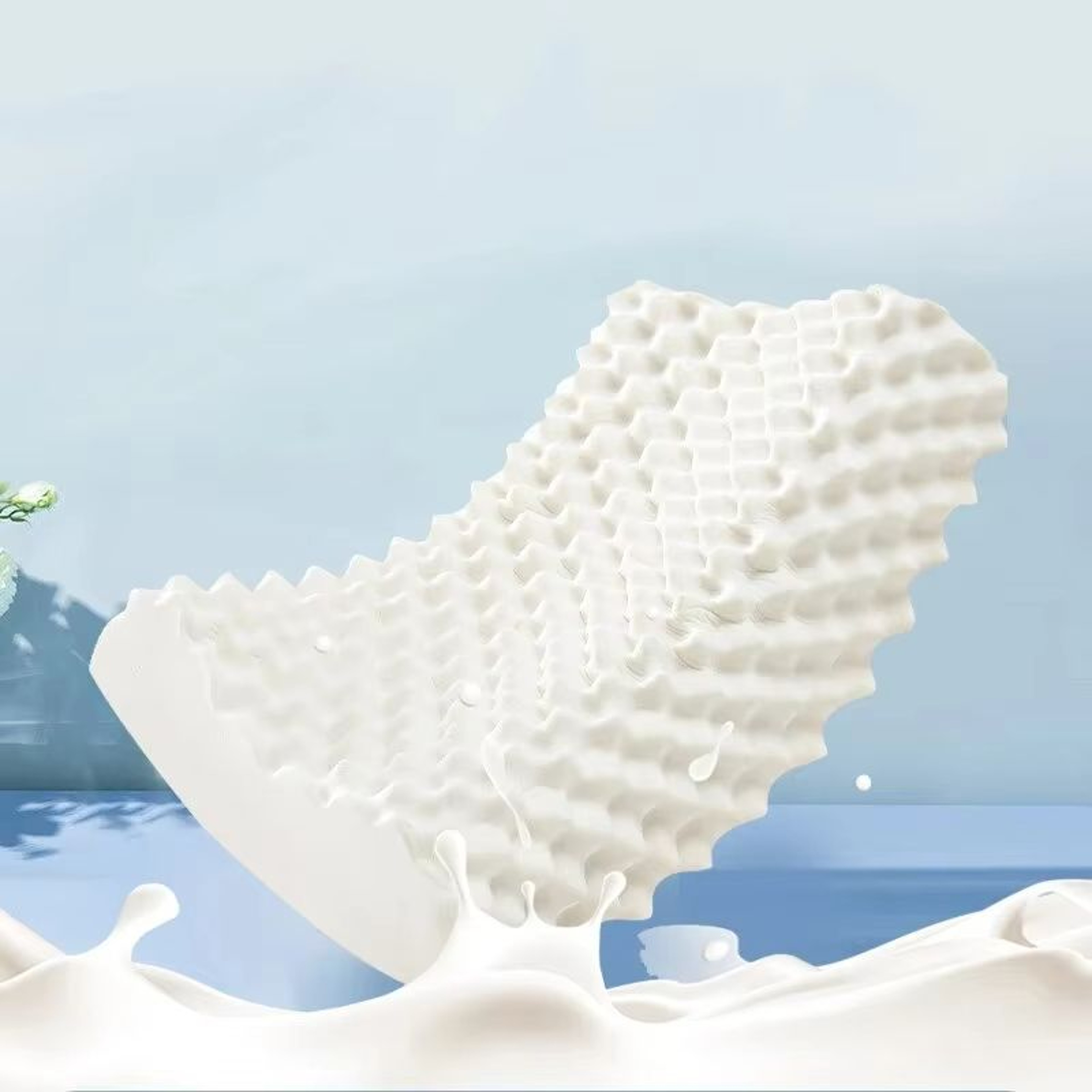 Thai Natural Latex Cervical Pillow  Memory Support Sleeping Pillow For Adults  Dormitory Use 7