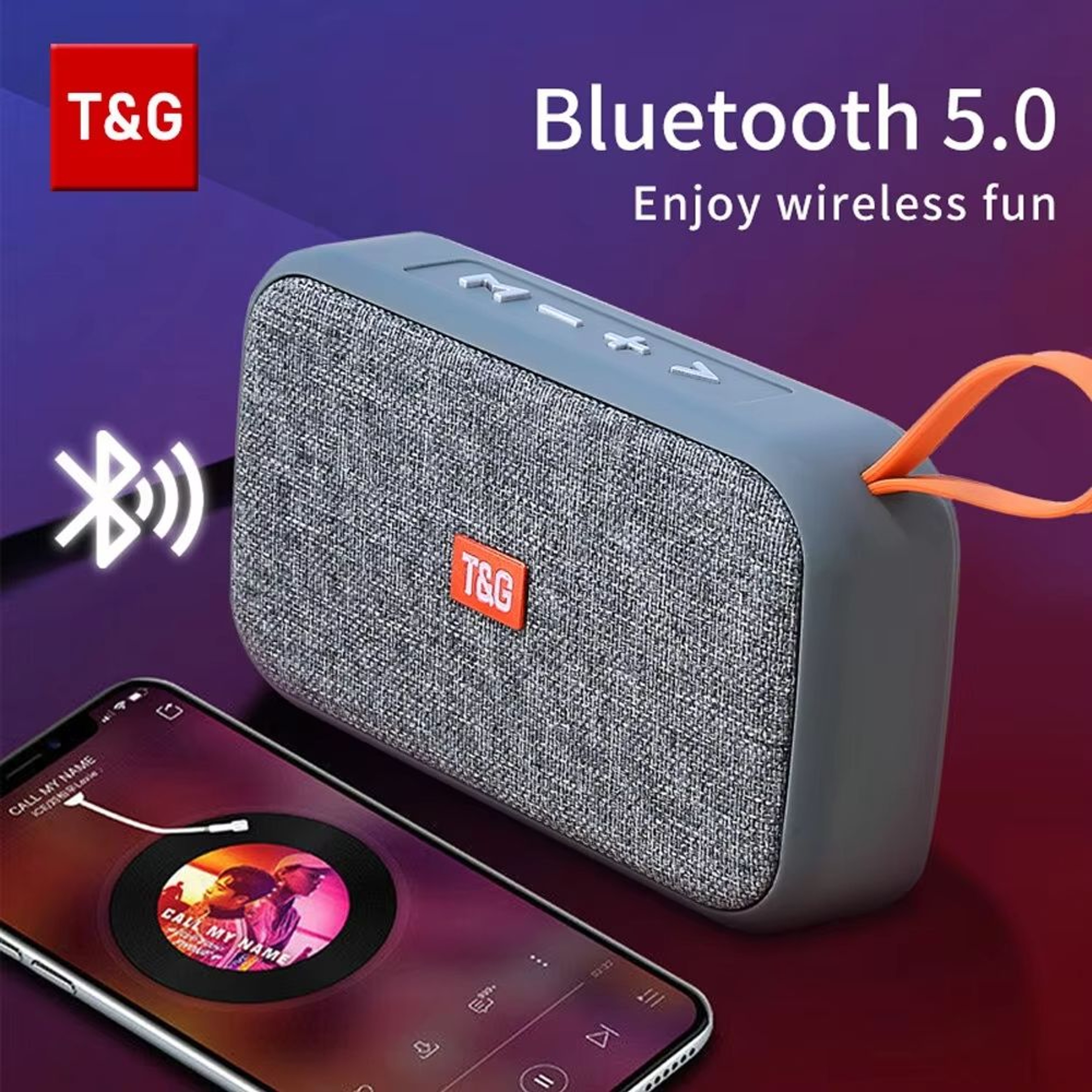 TG506 Portable Wireless Bluetooth Soundbar  Mini HIFI Speaker With Waterproof Design FM Radio  TF C 0