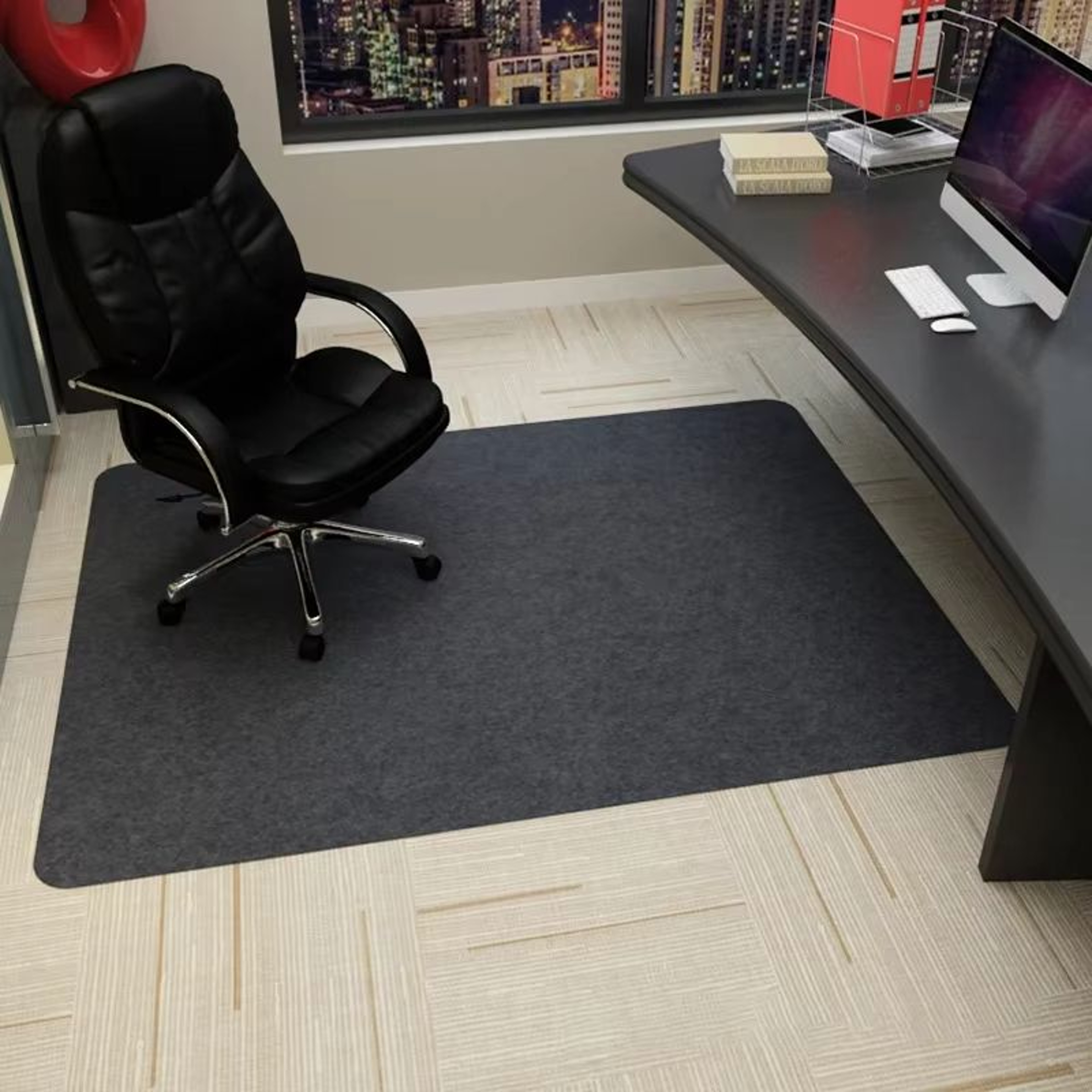 Office Chair Mat 90x120cm  Durable Computer  Gaming Chair Carpet For Home Bedroom And Office Floors 0