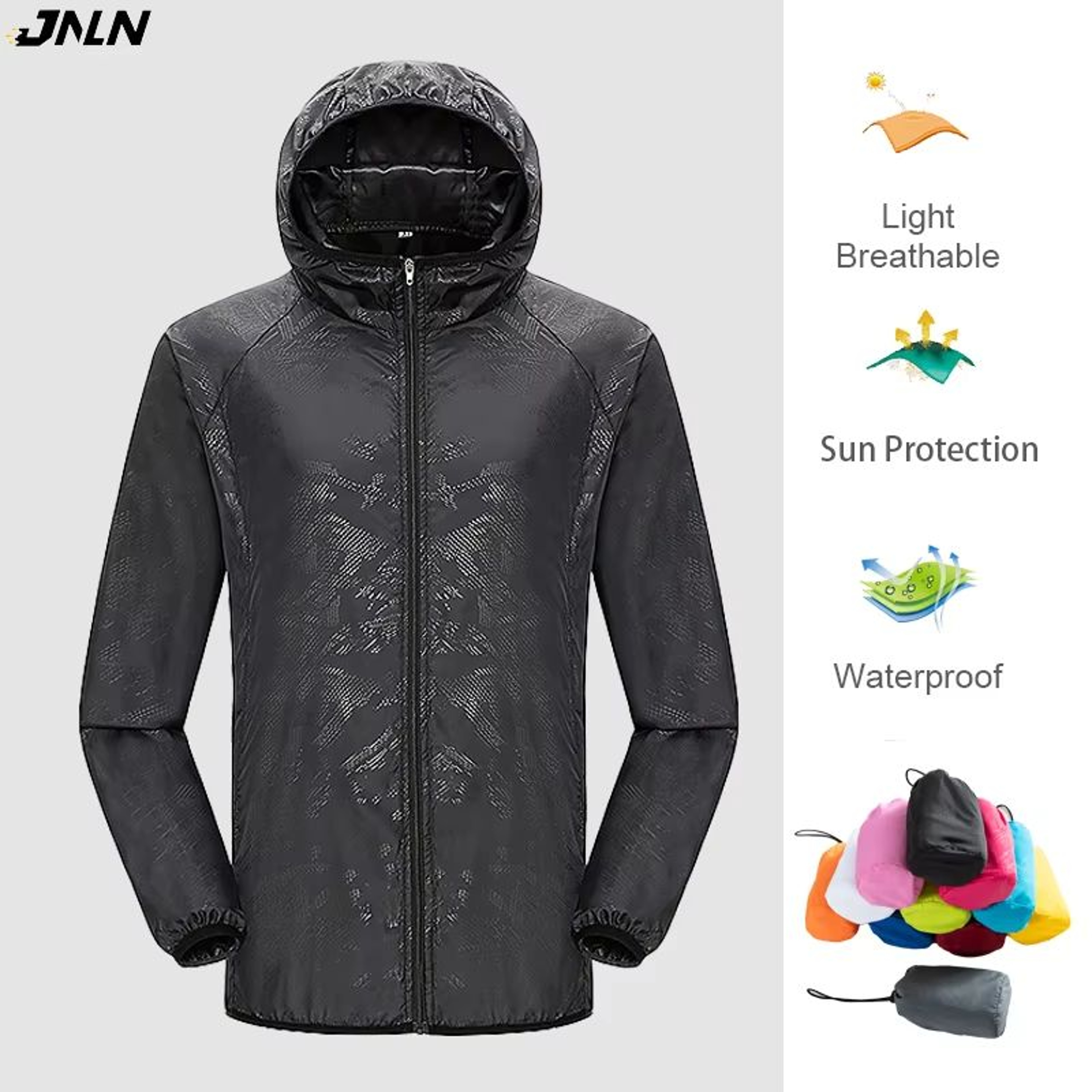 Unisex Waterproof Hiking Jacket  Lightweight QuickDry Windbreaker For Outdoor Camping Trekking And  0