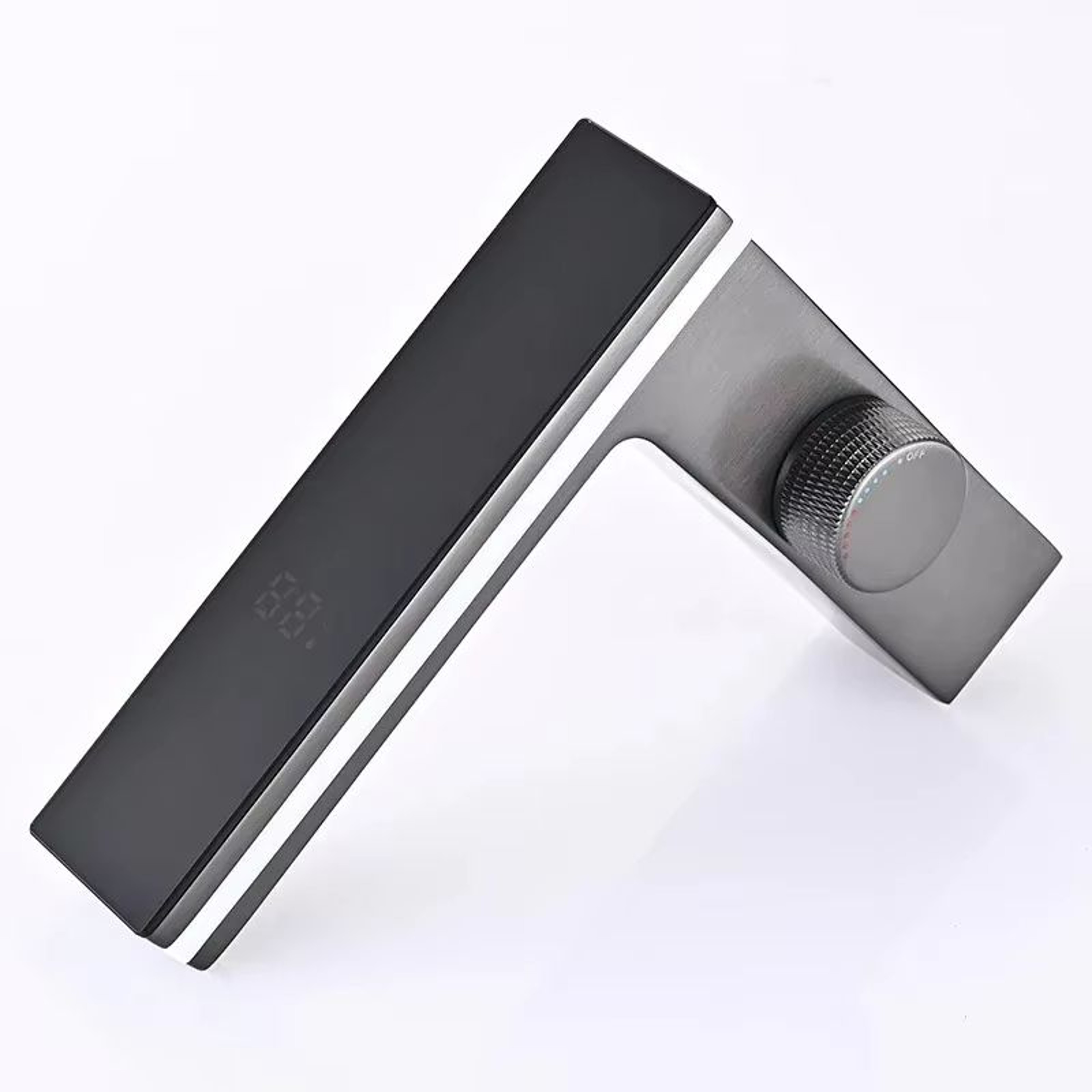 SmartFlow Digital Display LED Bathroom Faucet  Brass Basin Mixer Tap With Hot  Cold Control 5
