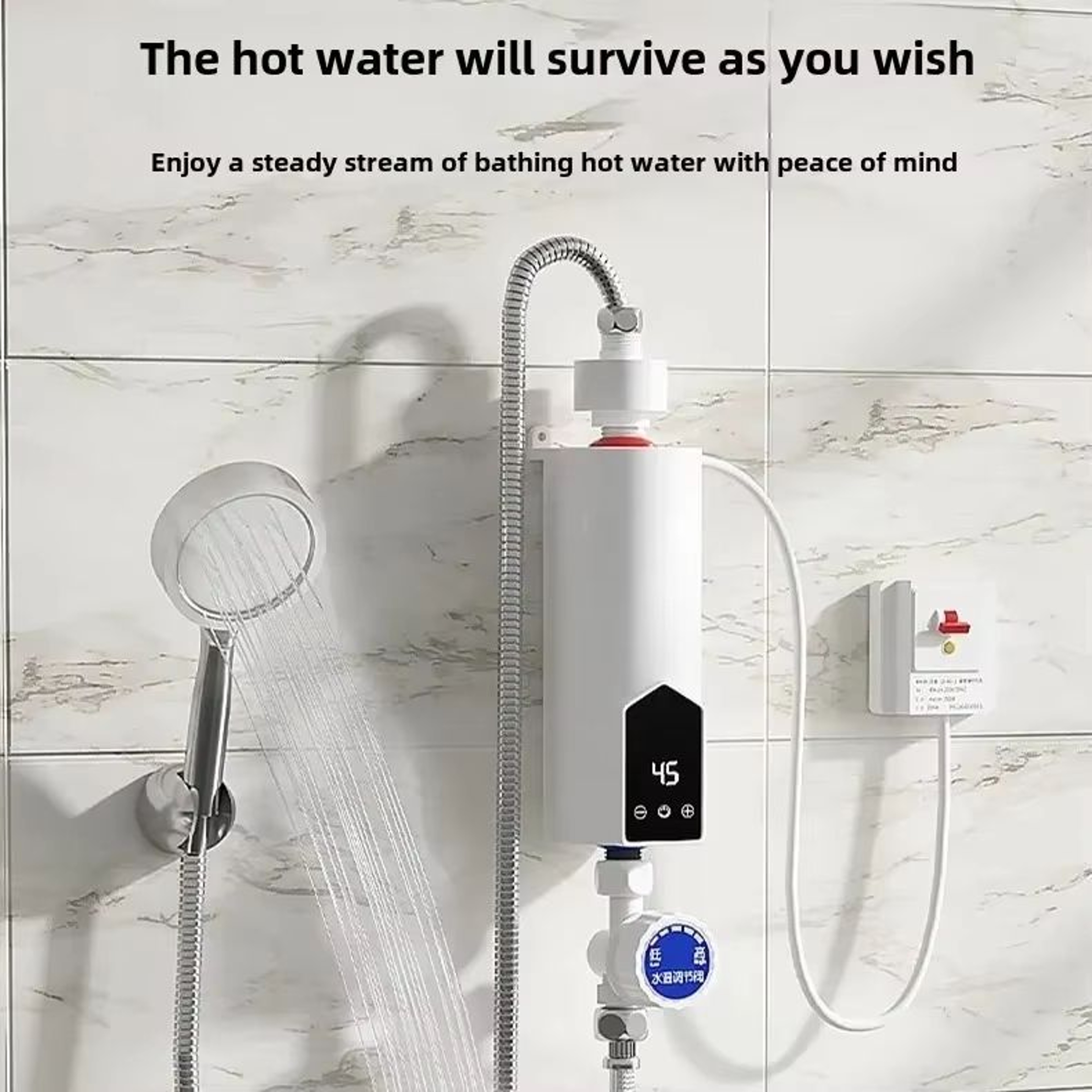 Instant Electric Water Heater  220V 3000W5500W Portable Hot Water System For Bathroom And Kitchen 2