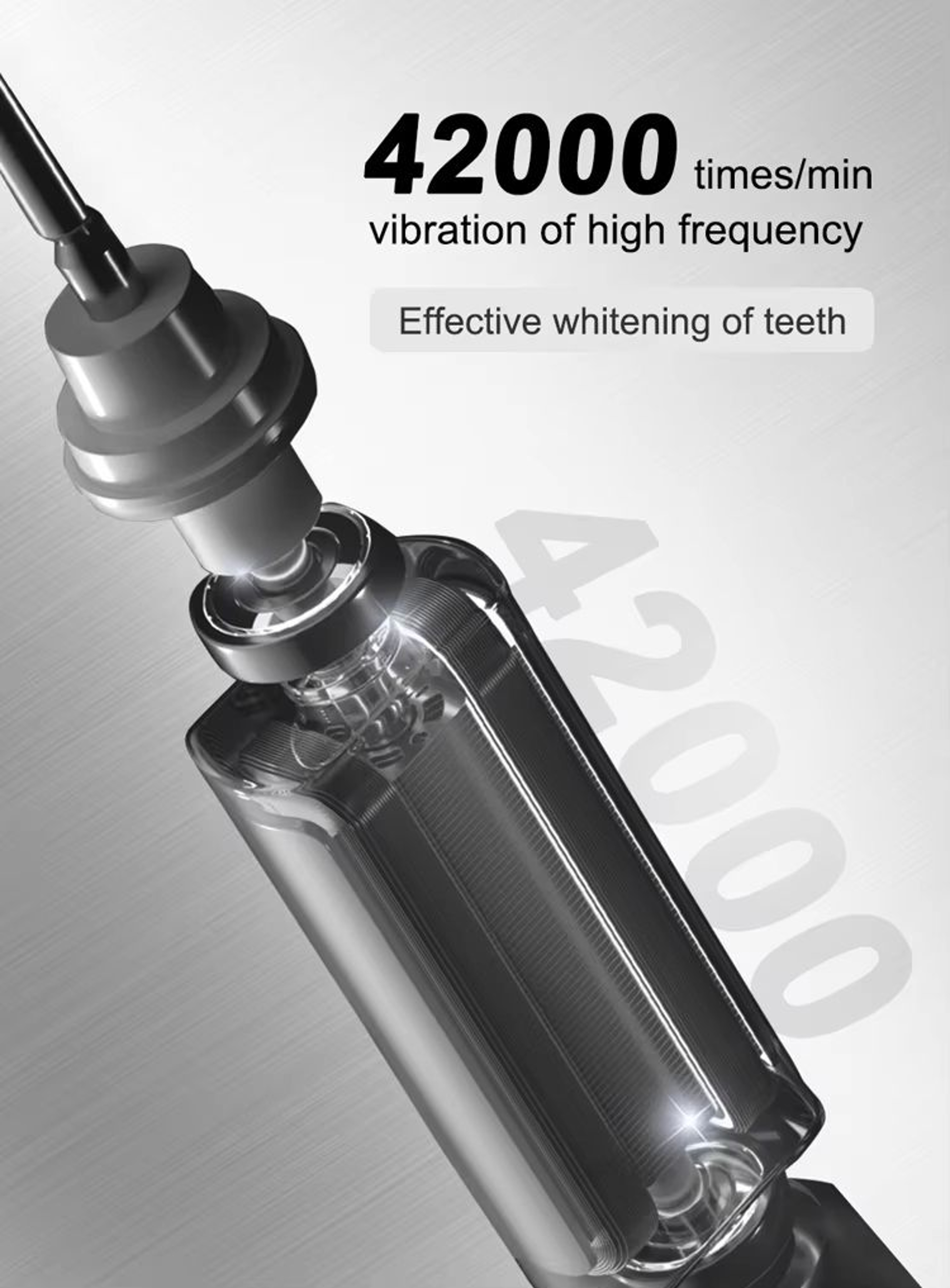 Sarmocare S100 Sonic Electric Toothbrush  Smart Ultrasonic Whitening With 8 Brush Heads 3