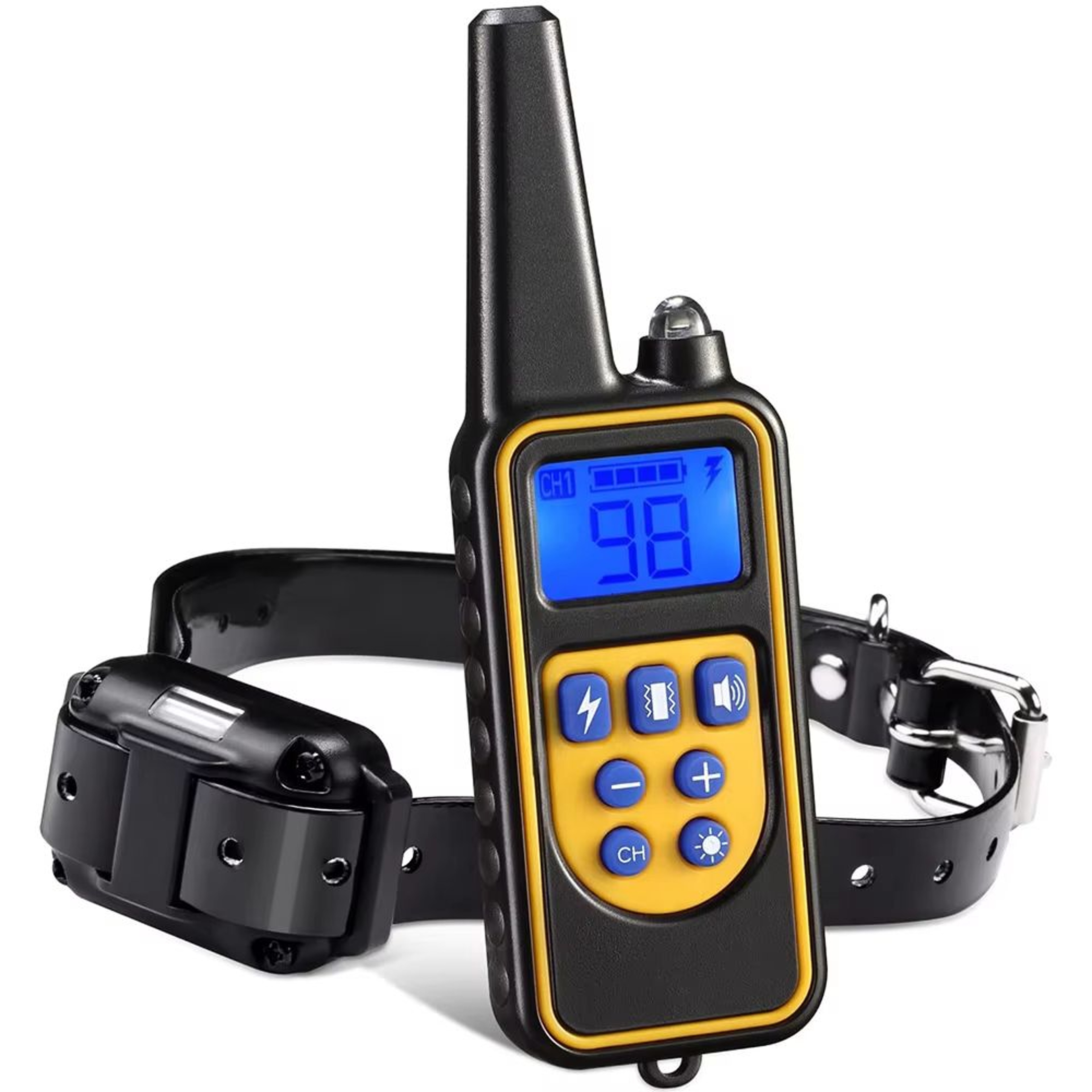 Rechargeable Dog Training Collar With Vibration Shock And AntiBark Control 6
