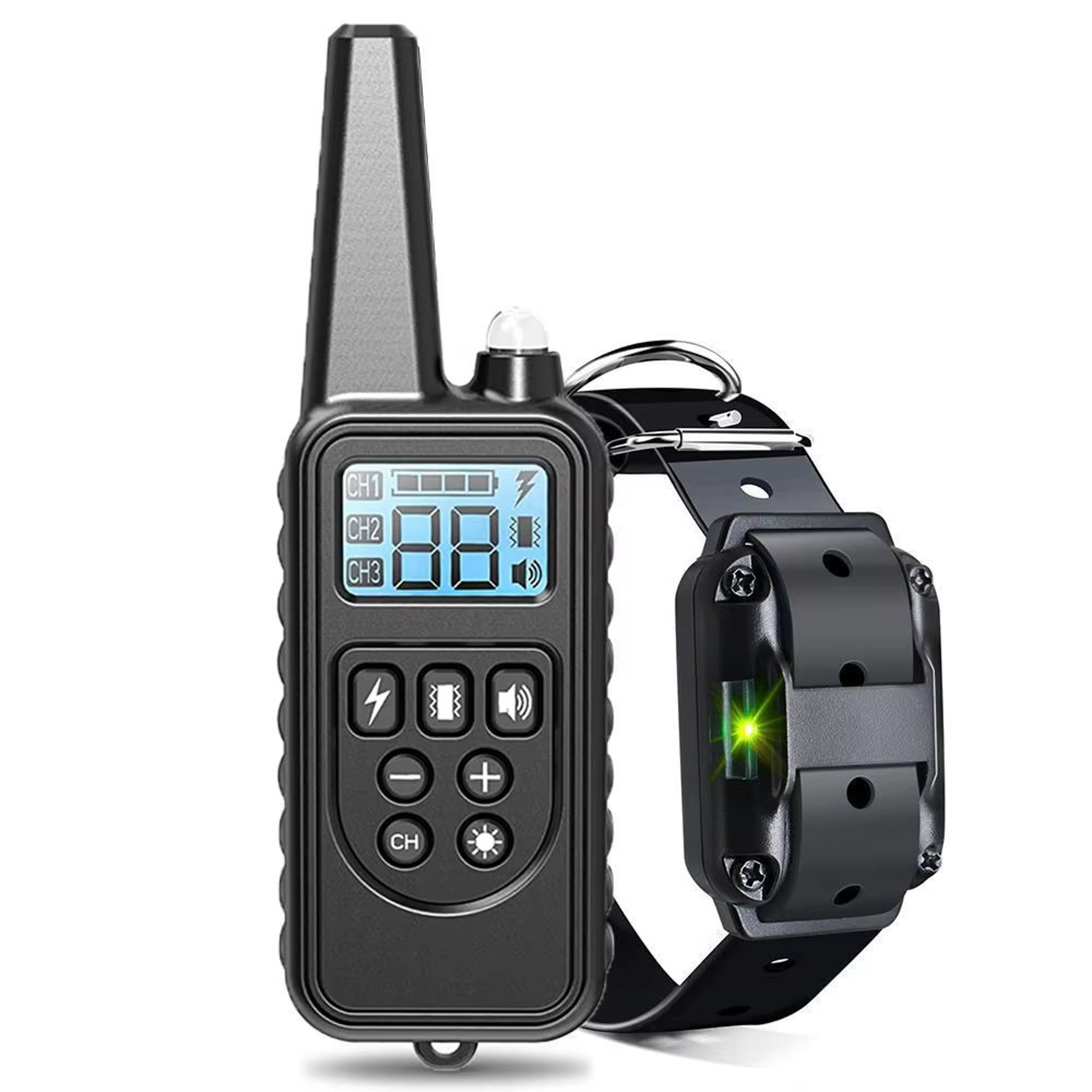 Rechargeable Dog Training Collar With Vibration Shock And AntiBark Control 7