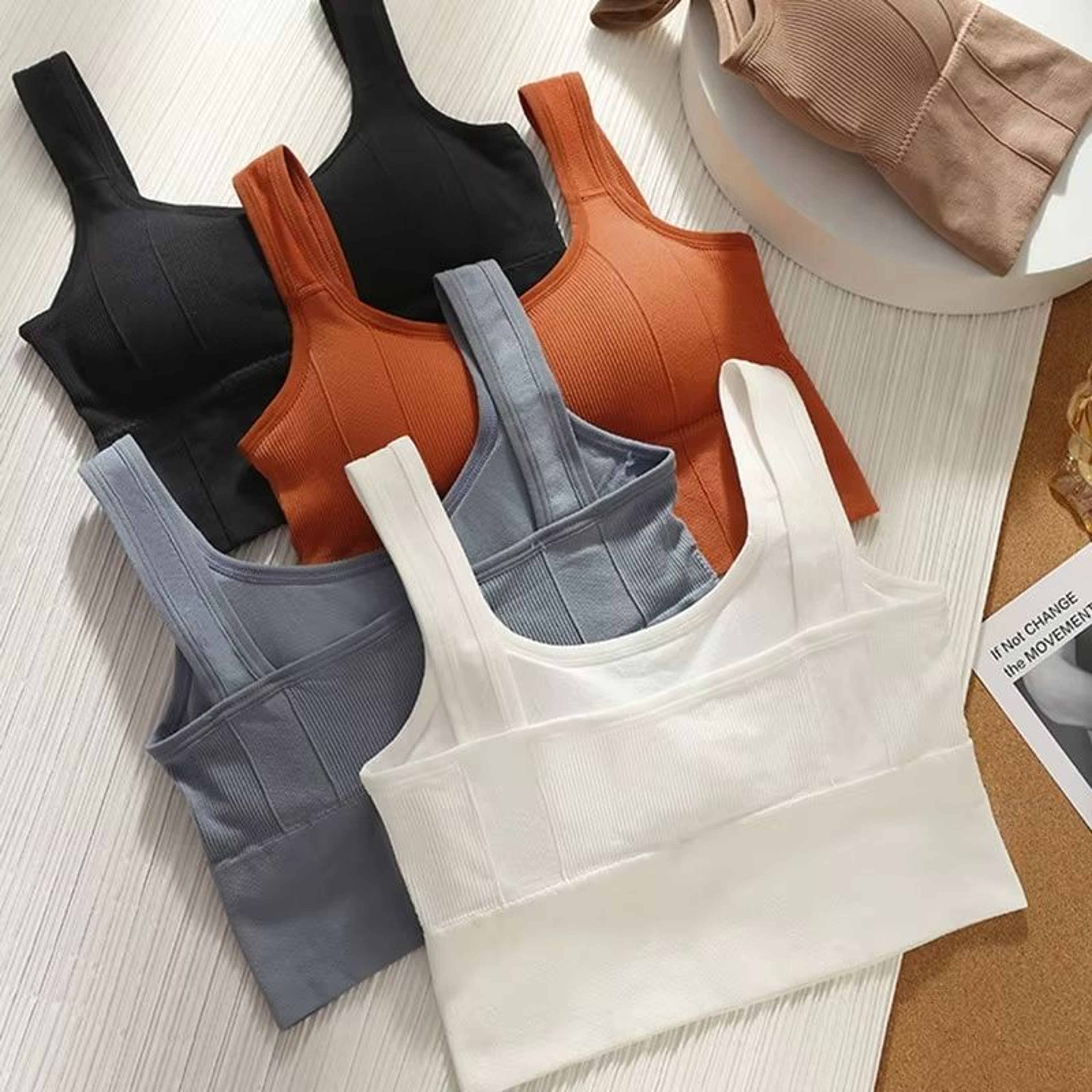 Seamless Push Up Sports Bra  Breathable AntiSweat Yoga Bra For Women Shockproof Workout Crop Top 1