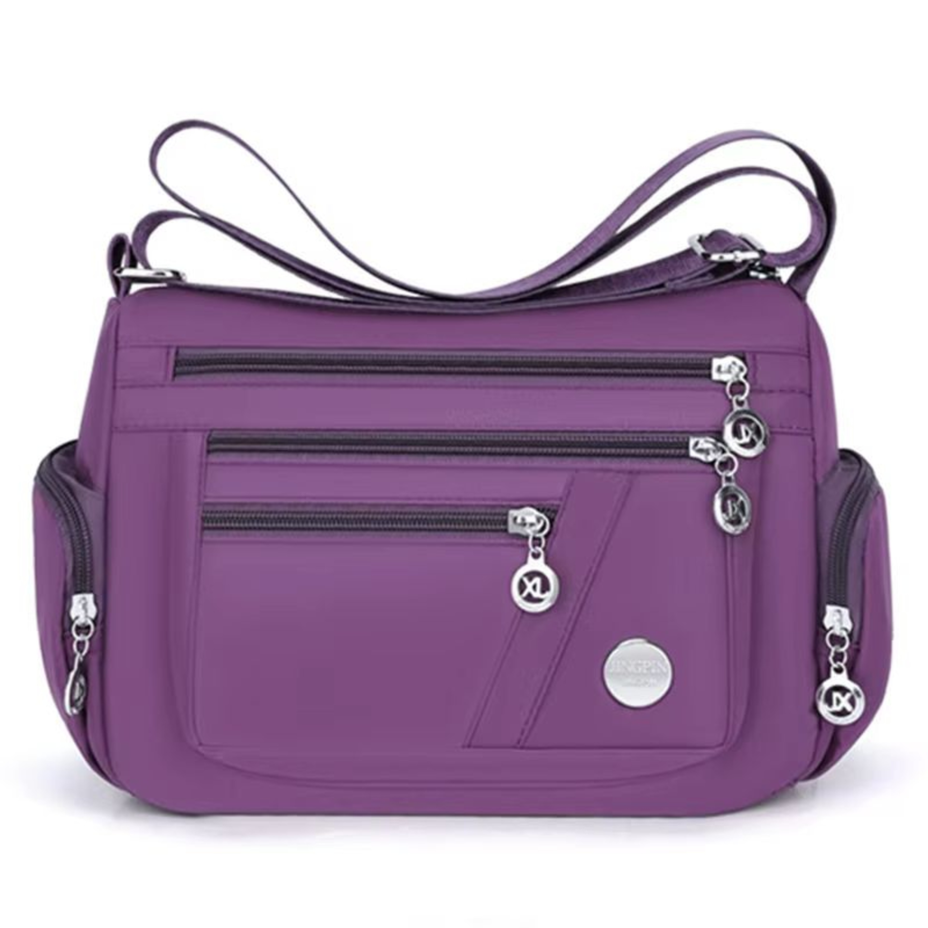 Waterproof Nylon Crossbody Travel Bag  MultiCompartment Womens Casual Shoulder Handbag 6